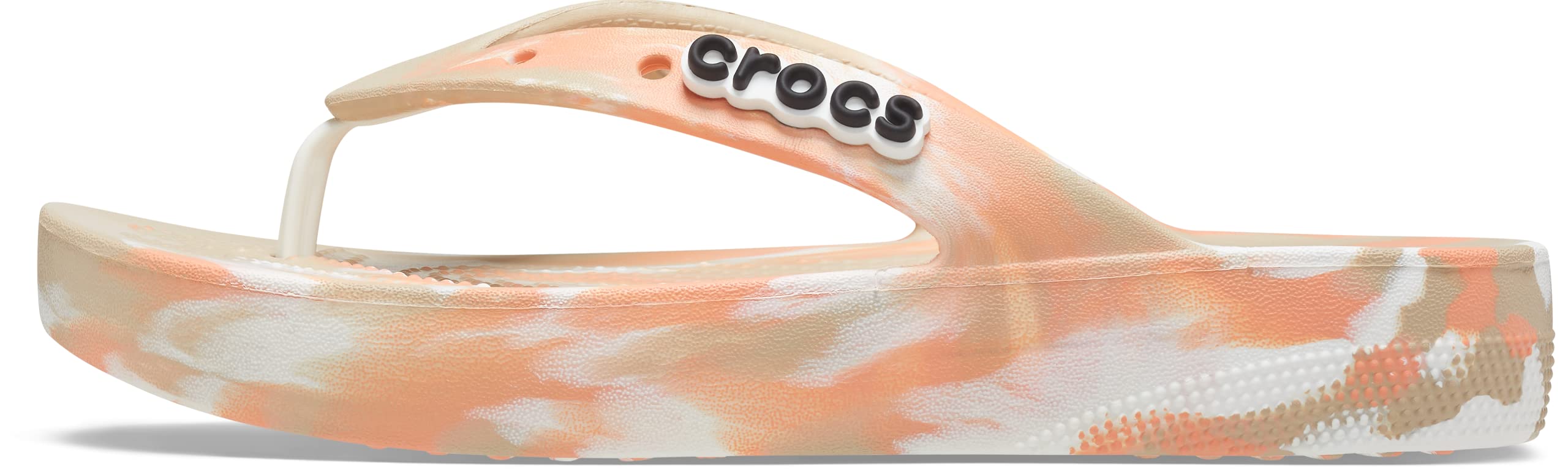 Crocs Women's Classic Flip Flops - Comfortable Platform Wedge Sandals for Beach, Pool & Summer Outfits | Lightweight Slip-On Water Shoes