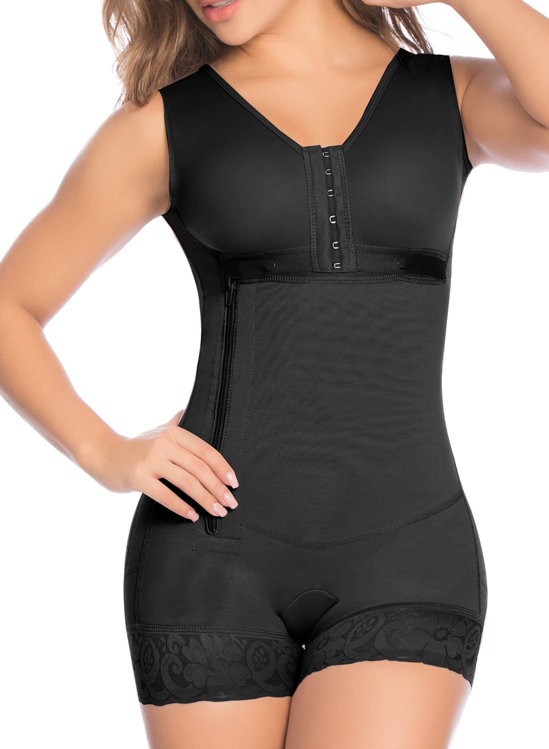 DELIÉ by Fajas DPrada 09053 Colombian Postpartum Girdle - Full Body Shaper for Women - Slimming Shapewear for Post Pregnancy Recovery & Tummy Control - Perfect for Daily Wear & Special Occasions