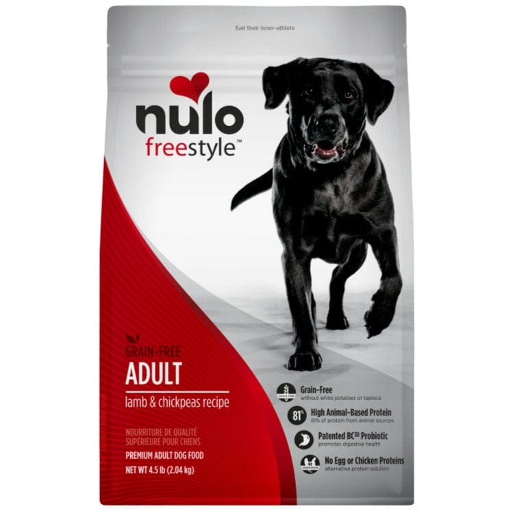 Nulo Freestyle Adult Lamb & Chickpeas Recipe Dry Dog Food - High Protein Grain-Free Kibble for Active Dogs - Perfect for Daily Meals & Training Rewards