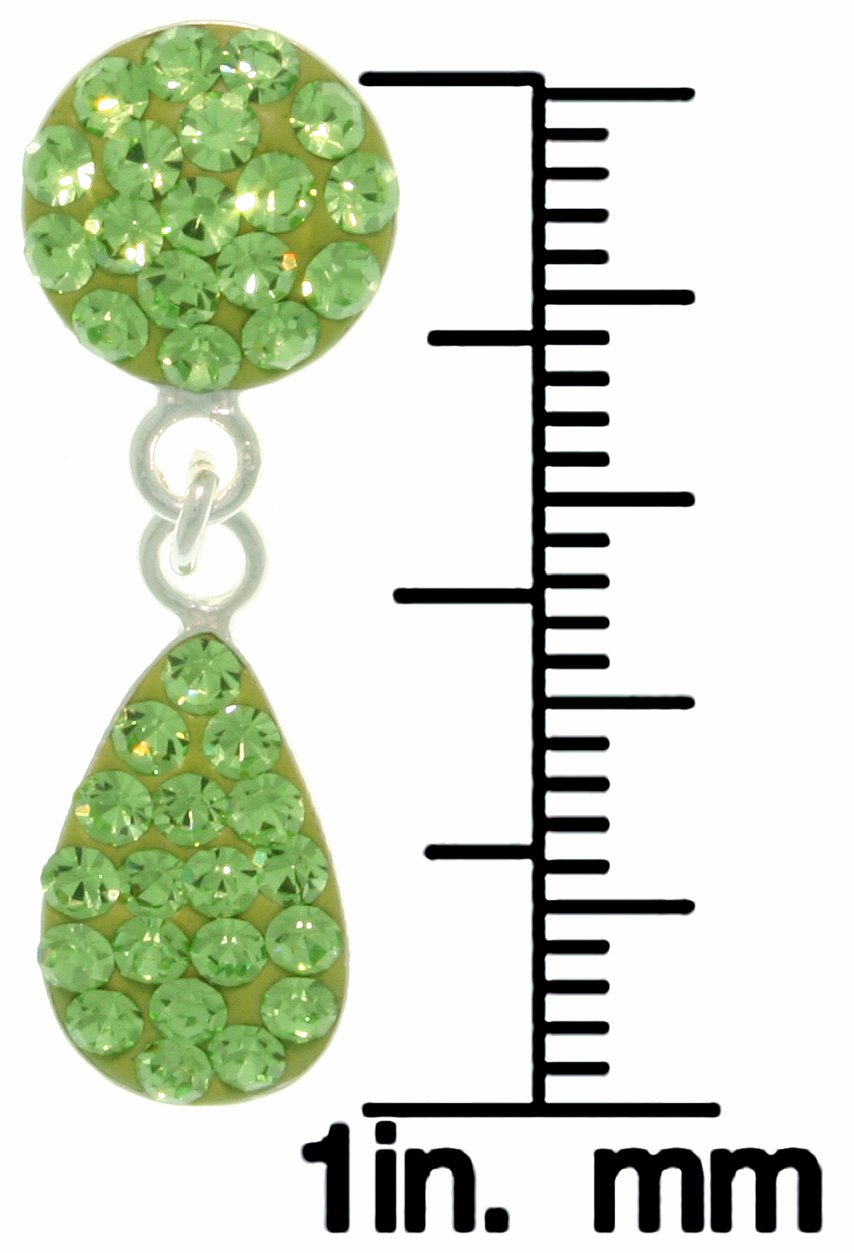 925 Sterling Silver Teardrop Dangle Earrings for Women - Elegant Drop Earrings for Party, Wedding & Everyday Wear