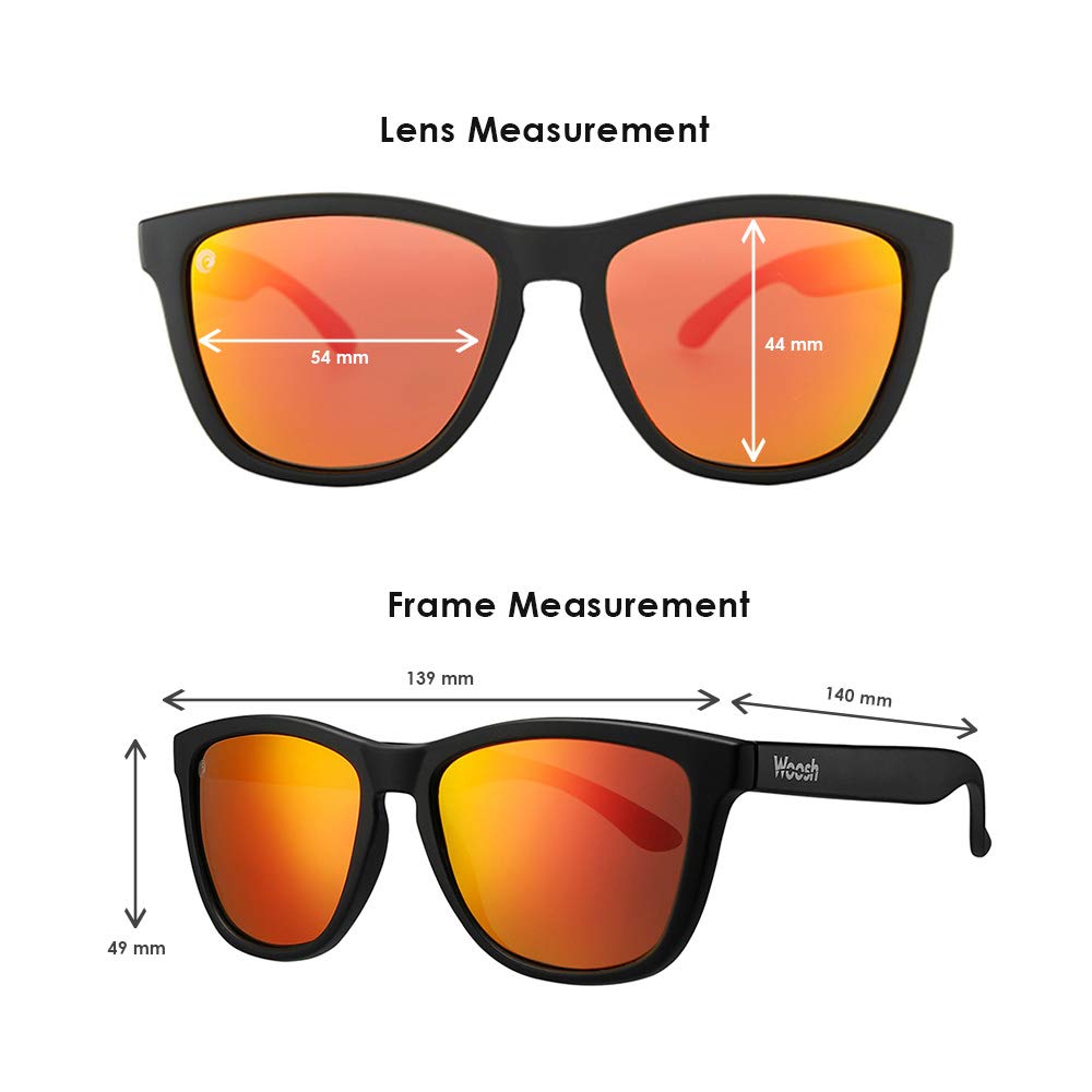 Polarized Lightweight Sunglasses for Men & Women - UV Protection Unisex Sunglasses for Fishing, Beach, Running, Sports & Outdoor Activities - Perfect for Driving, Hiking and Summer Vacations