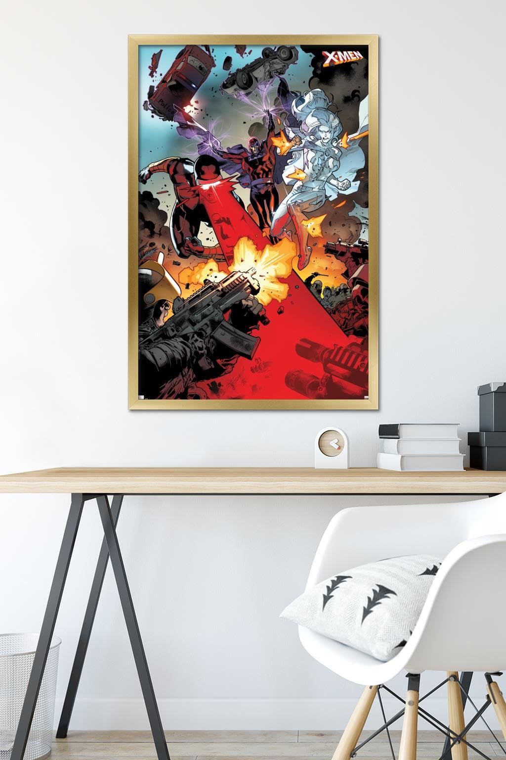 Marvel Comics X-Men Wall Poster - Cyclops, Magneto & Emma Frost Art Print (34