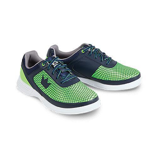 Brunswick Men's Frenzy Navy Green Bowling Shoes - Lightweight & Comfortable for League Play & Casual Bowling