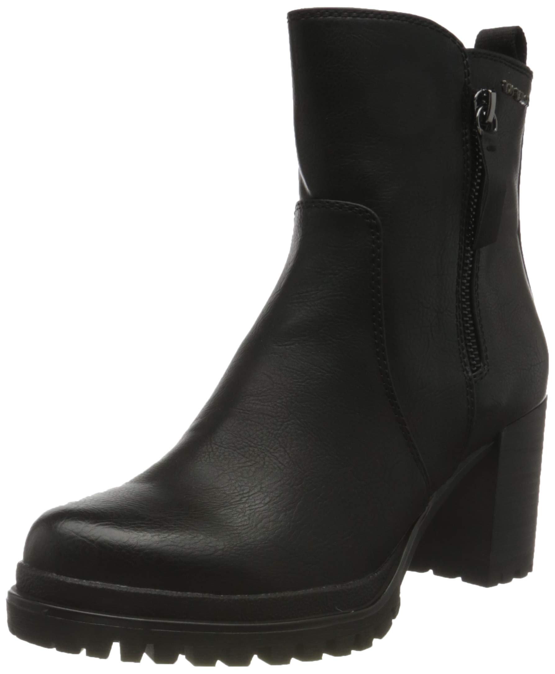 Tom Tailor Women's 9091801 Ankle Boots - Stylish Leather Chelsea Boots for Women, Comfortable Low Heel Winter Booties | Perfect for Office, Casual Outfits & Date Nights