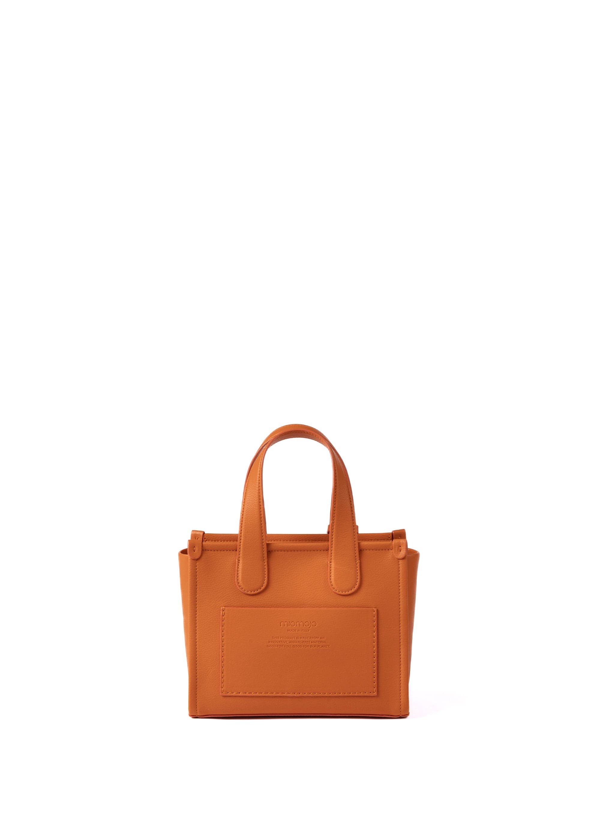 Alma M Vegan Leather Tote Bag for Women - Stylish & Eco-Friendly Orange Handbag | Perfect for Work, Travel & Everyday Use