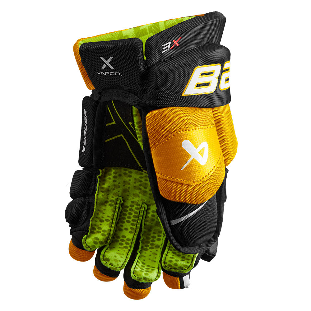 Bauer Vapor 3X Junior Ice Hockey Gloves - Youth Hockey Gear for Practice & Games - Protective Hockey Equipment for Kids & Teens