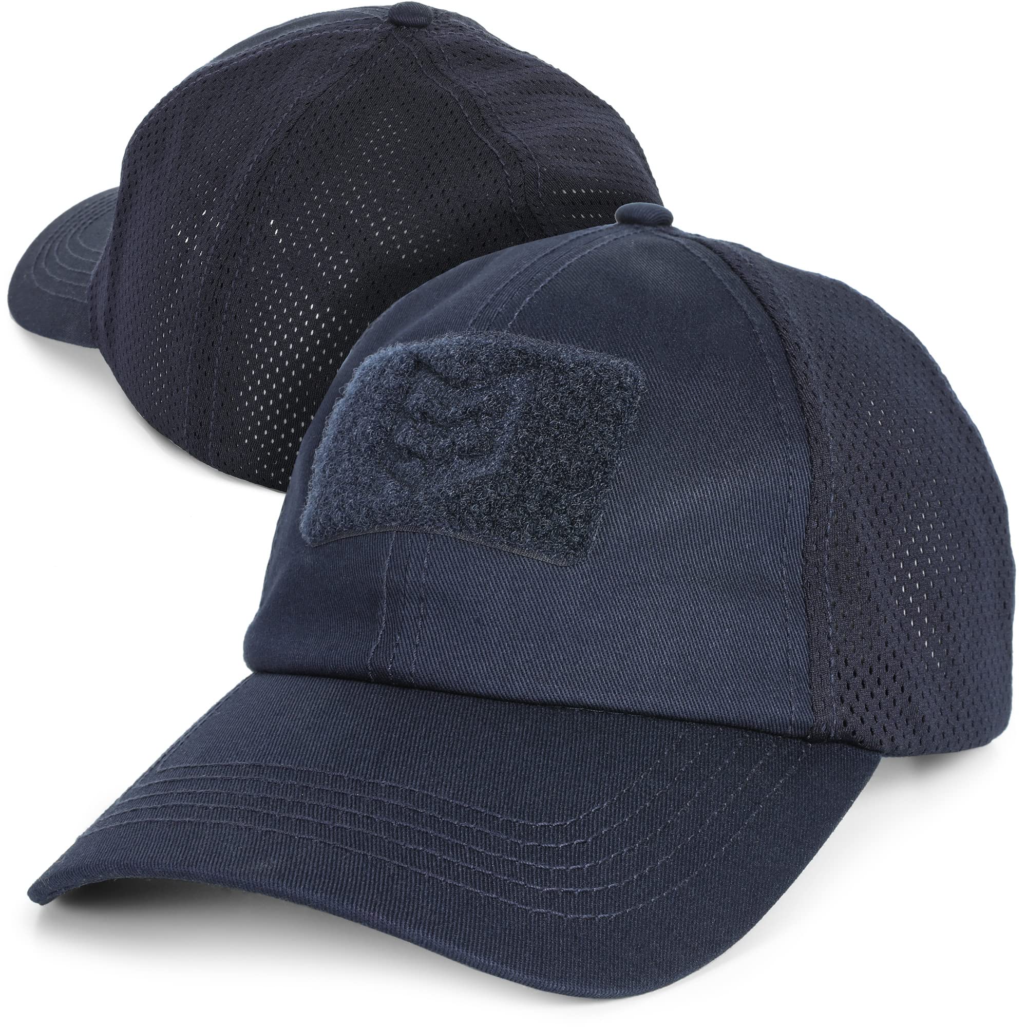Mission Made Mesh Tactical Cap - Breathable Military Style Baseball Hat for Outdoor, Hiking & Airsoft - Adjustable One Size Fits Most