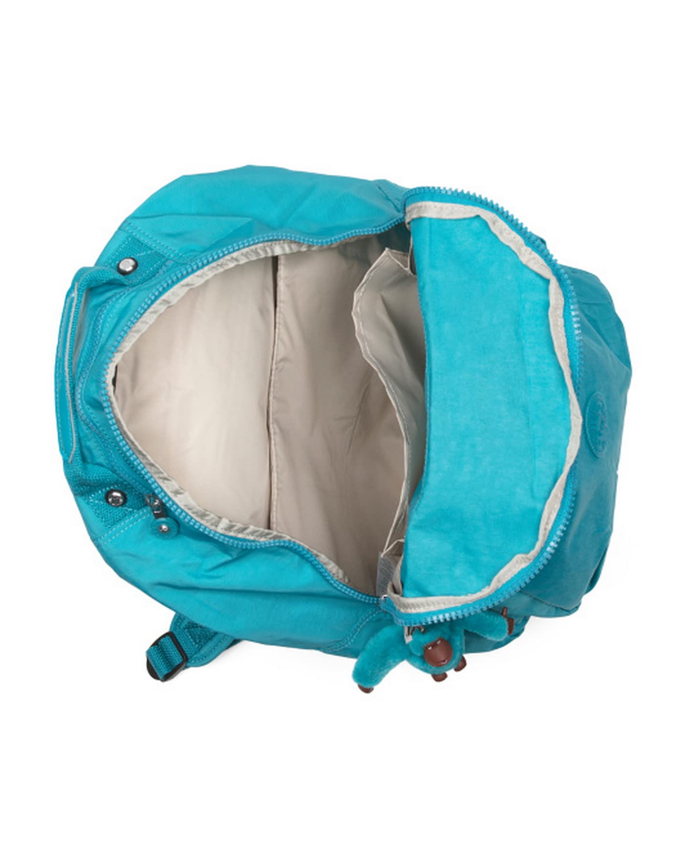 Kipling Seoul L Solid Laptop Backpack for Women & Men - Lightweight Water-Resistant 15.6 Inch Computer Bag - Bright Blue - Perfect for Work, School & Travel