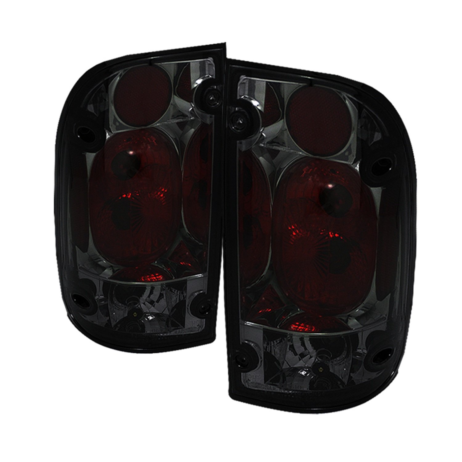 Spyder 5033734 Euro Style Smoke Tail Lights for 2001-2004 Toyota Tacoma - LED Brake Lights & Turn Signals for Enhanced Visibility & Style - Perfect for Off-Roading & Night Driving