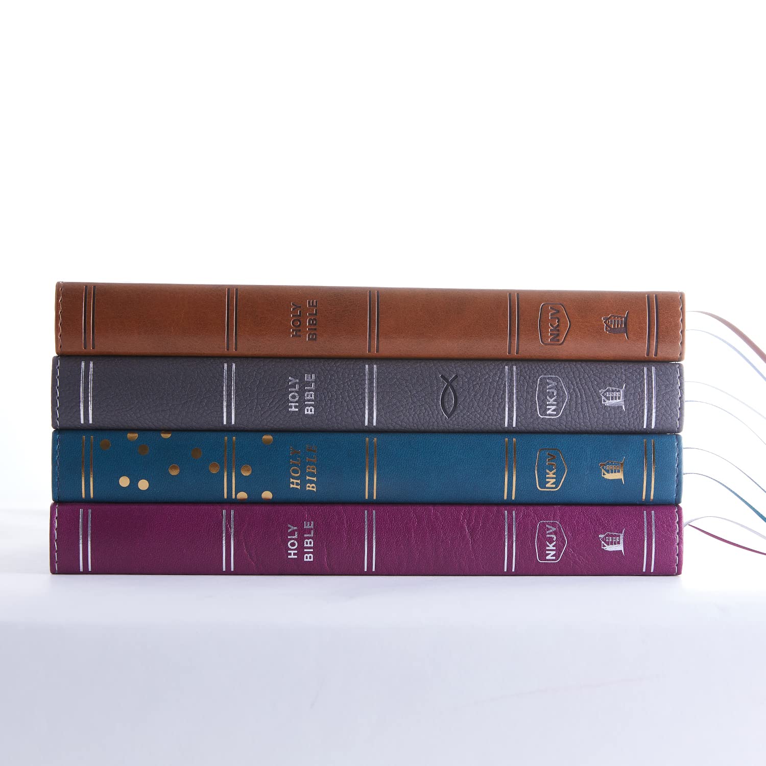 NKJV Thinline Bible Youth Edition - Leathersoft Cover, Purple, Red Letter Text, Comfort Print | Holy Bible New King James Version | Perfect for Church, Bible Study & Gift Giving