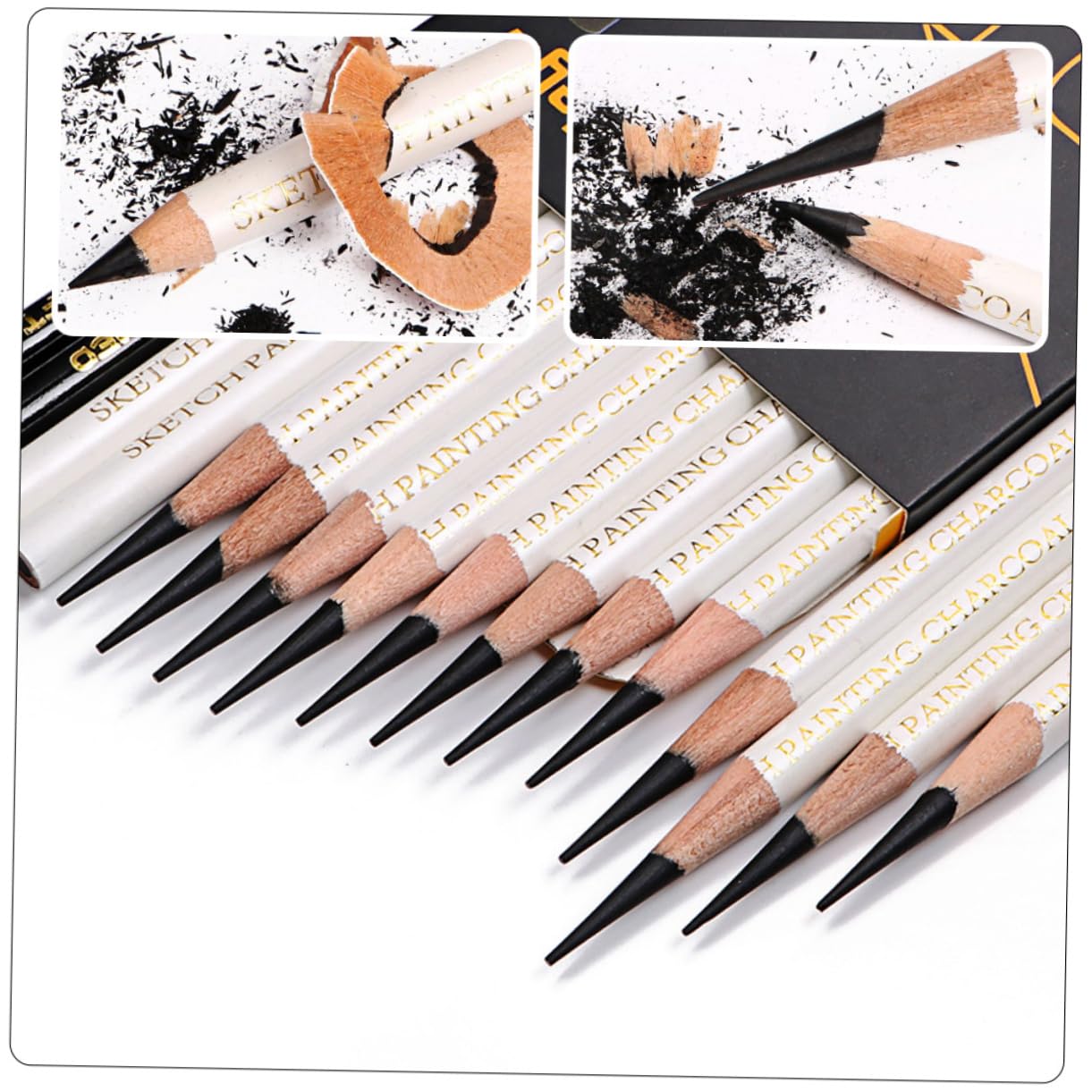 NUOBESTY 48-Piece Sketch Pencil Set - Professional Drawing Pencils, Graphite Art Pencils for Artists & Students - Perfect for Sketching, Shading & Detailed Artwork