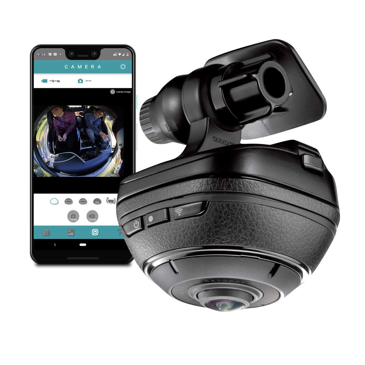 RAZO DC3000A 360 Degree Action Dash Cam - 4K Car Camera with Built-in WiFi, GPS, Sony Sensor, WDR, 3-Axis G-Sensor & Stereo Mic | Ultimate Driving Security for Road Trips, Commuting & Parking Surveillance