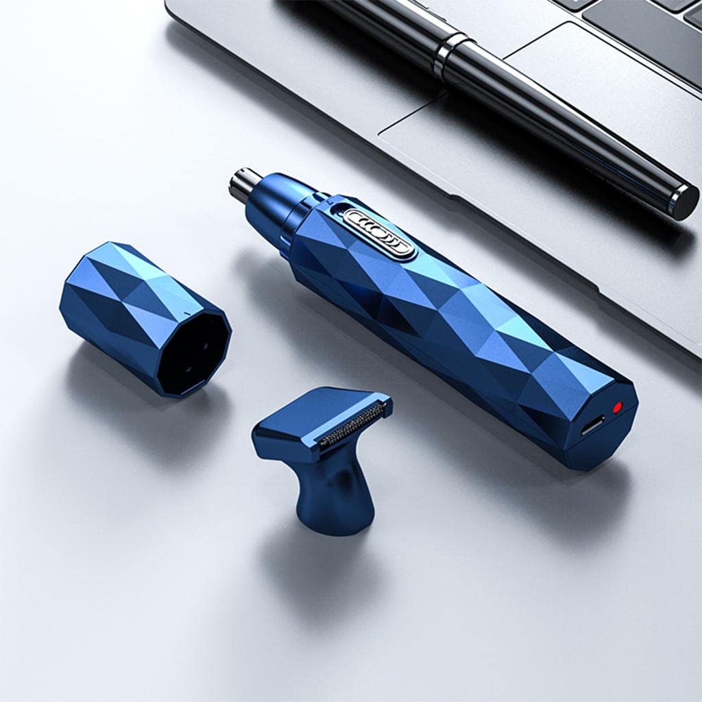 Best Electric Nose & Ear Hair Trimmer for Men - Painless Grooming Kit with LED Light | Perfect for Travel, Home & Personal Care