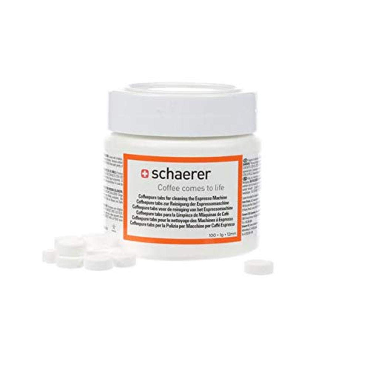 2 Pack Schaerer 9610000116 Coffee Machine Cleaning Tablets - Pure & Effective Descaler for Espresso & Coffee Makers - Perfect for Home & Office Use