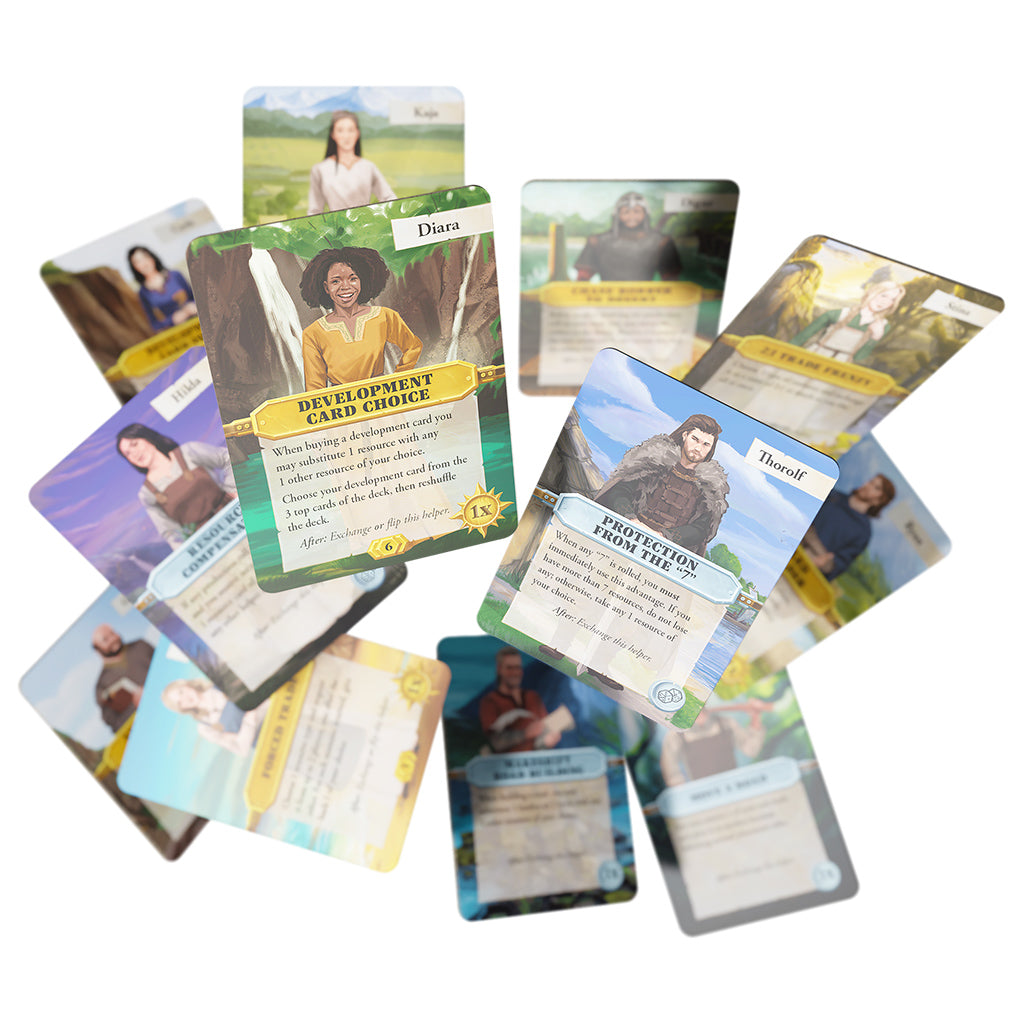 CATAN Board Game Expansion - The Helpers | Strategy Game for Adults & Families | Perfect for Game Nights & Family Gatherings
