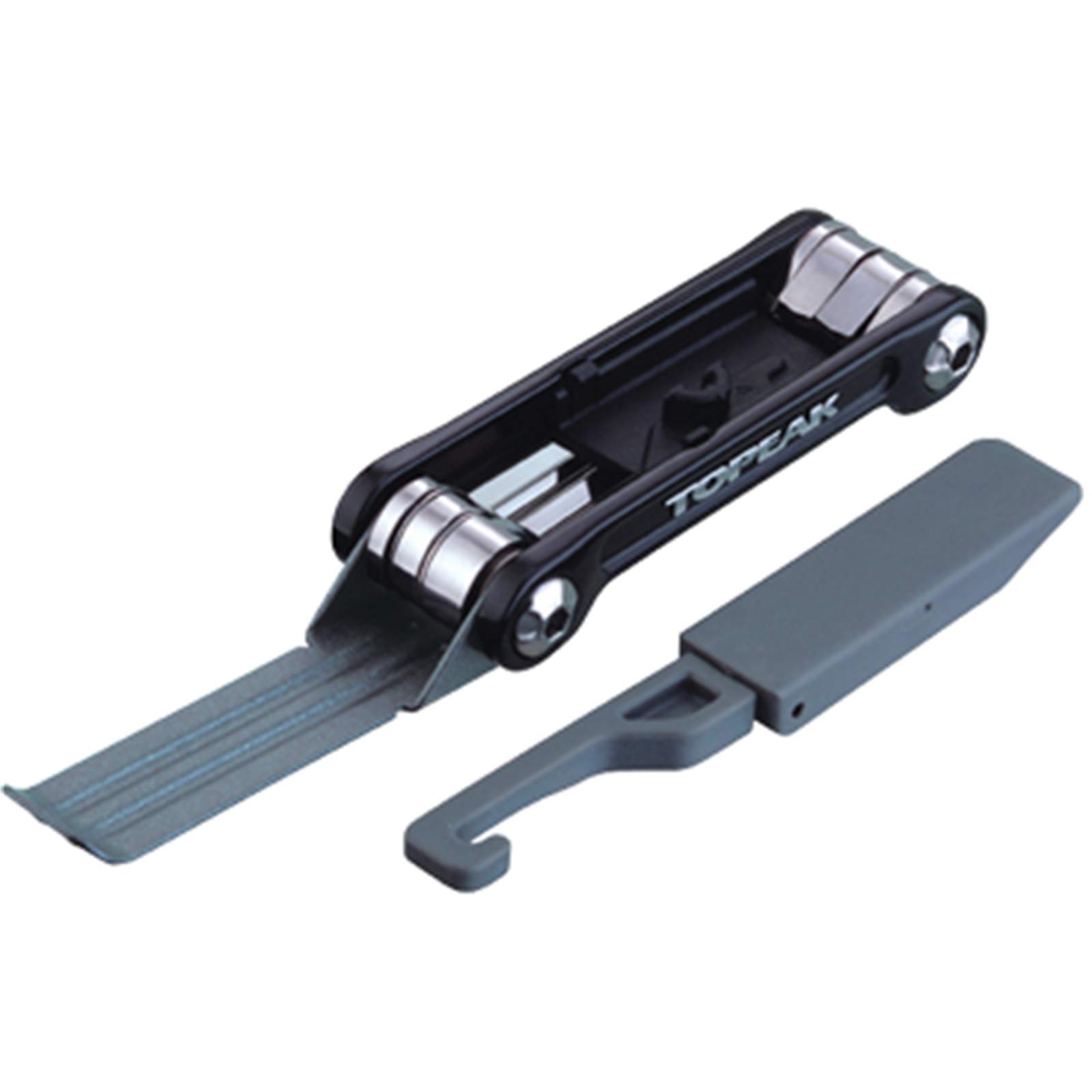 Topeak Mini 9 Pro Folding Bike Tool - Compact Multi-Tool for Cycling Repairs, Black | Perfect for Road & Mountain Bikes, Emergency Repairs & Travel
