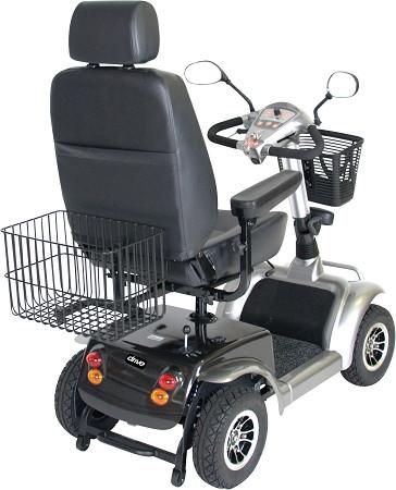 Heavy Duty Rear Basket for Power Wheelchairs & Mobility Scooters - Durable Storage Solution for Groceries, Shopping & Outdoor Activities