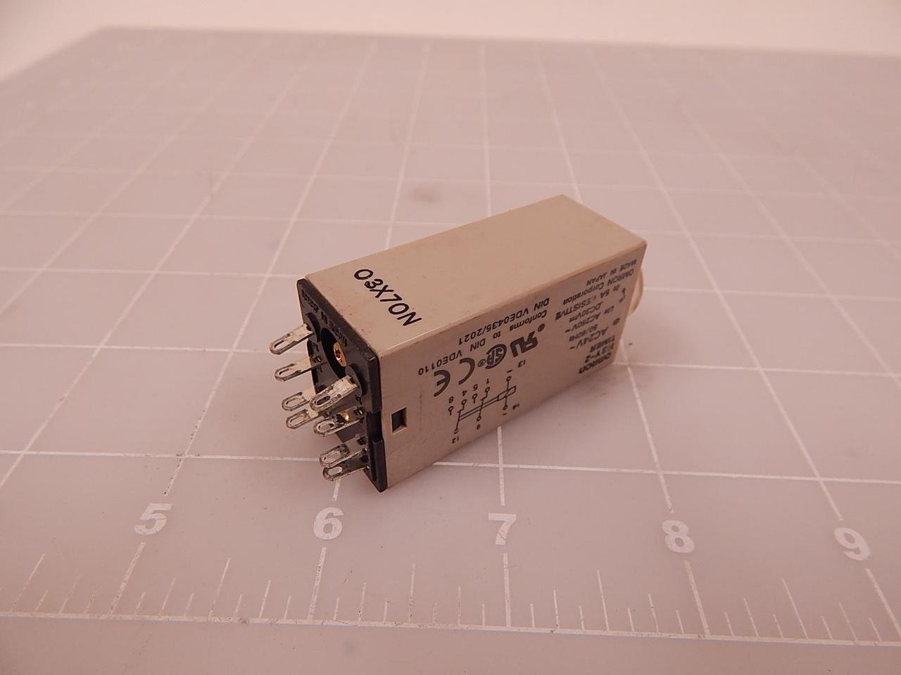 Omron H3Y-2 Timer Relay - Industrial Automation & Control Replacement Part for Machinery & Equipment