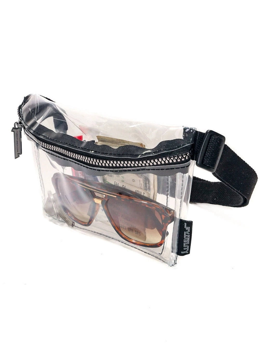 Ultra Slim Clear Fanny Pack for Women & Men - Lightweight Waist Bag for Running, Hiking, Travel & Everyday Use