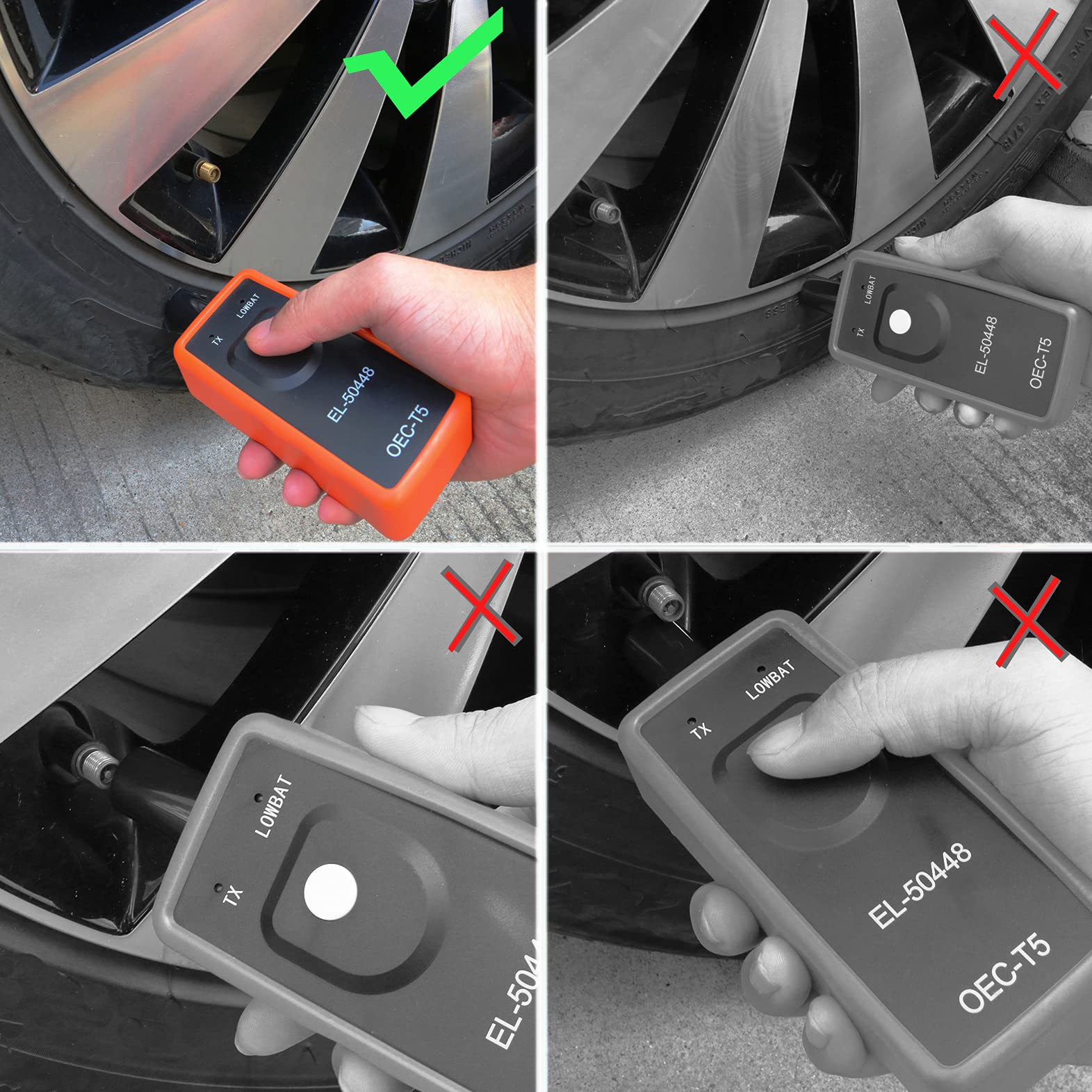 GM TPMS Relearn Tool 2006-2023 - Auto Tire Pressure Monitor Sensor Activation Reset Tool for GM Vehicles | Easy DIY Tire Sensor Programming for Chevy, Cadillac, GMC | Perfect for Home Mechanics & Auto Shops