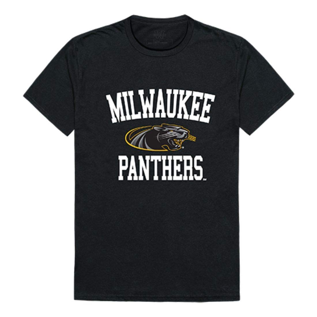 UWM University of Wisconsin Milwaukee Panthers Arch Graphic T-Shirt - Black | Comfortable Cotton Tee for School Spirit, Game Day & Campus Wear