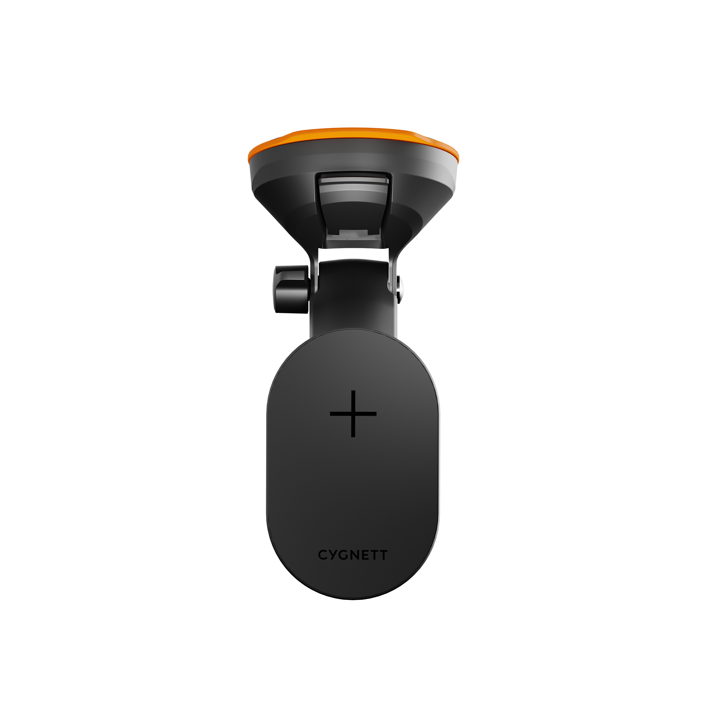 Magnetic Extendable Phone Mount with Wireless Charging - Car Dashboard & Office Desk Accessory for iPhone & Android Phones