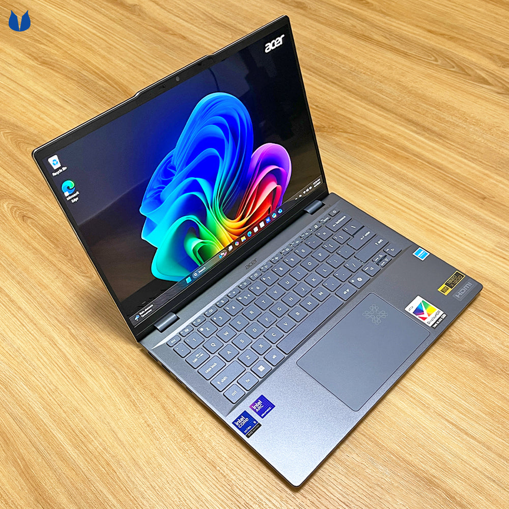Acer Swift 14 AI Copilot+ Laptop - Ultra 5 226V Processor, 16GB RAM, 512GB SSD, 14-inch OLED Display - Perfect for Business, Travel & Creative Work
