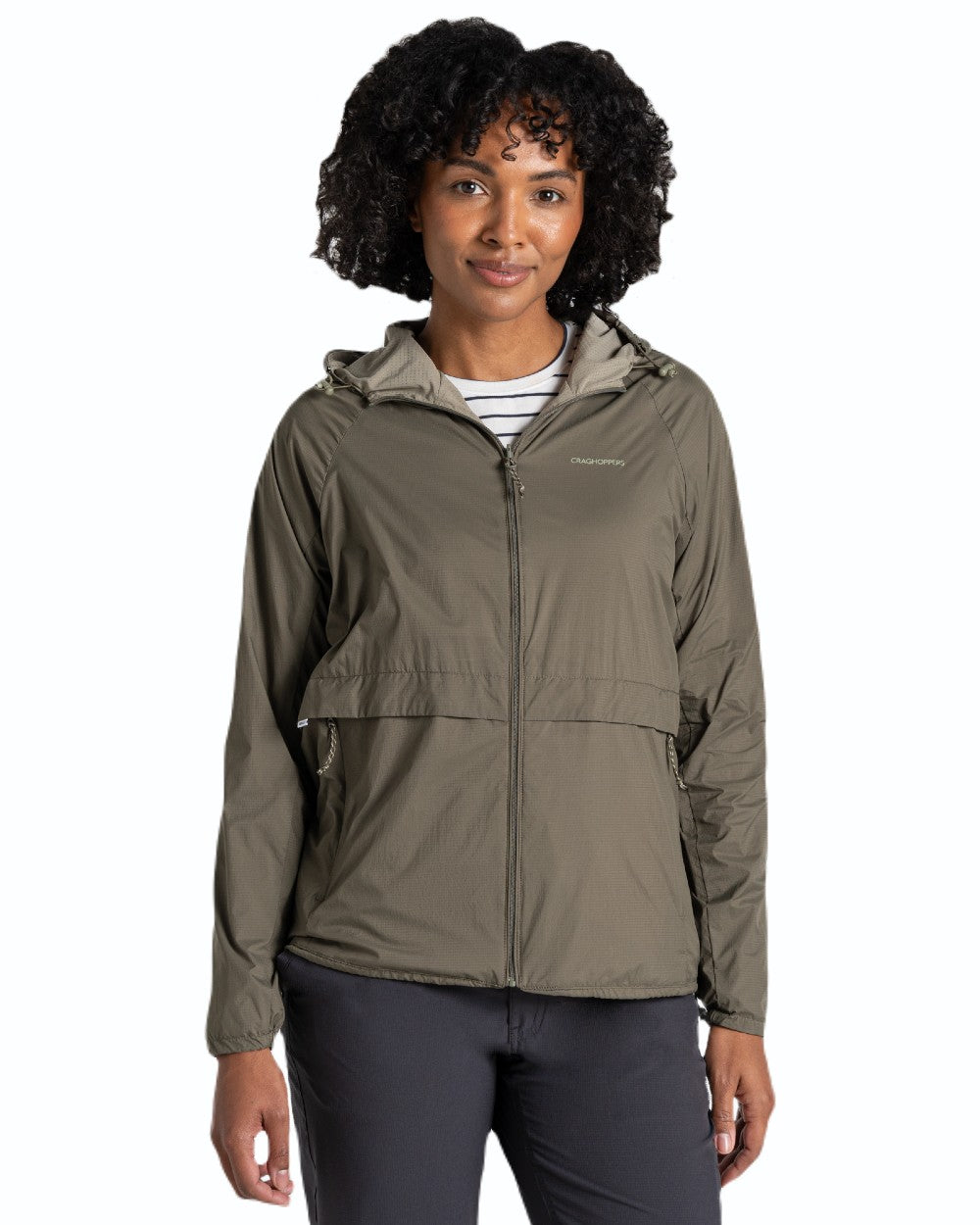 Craghoppers Women's NosiLife Rosa Reversible Jacket - Lightweight Waterproof Travel Coat for Hiking & Outdoor Adventures
