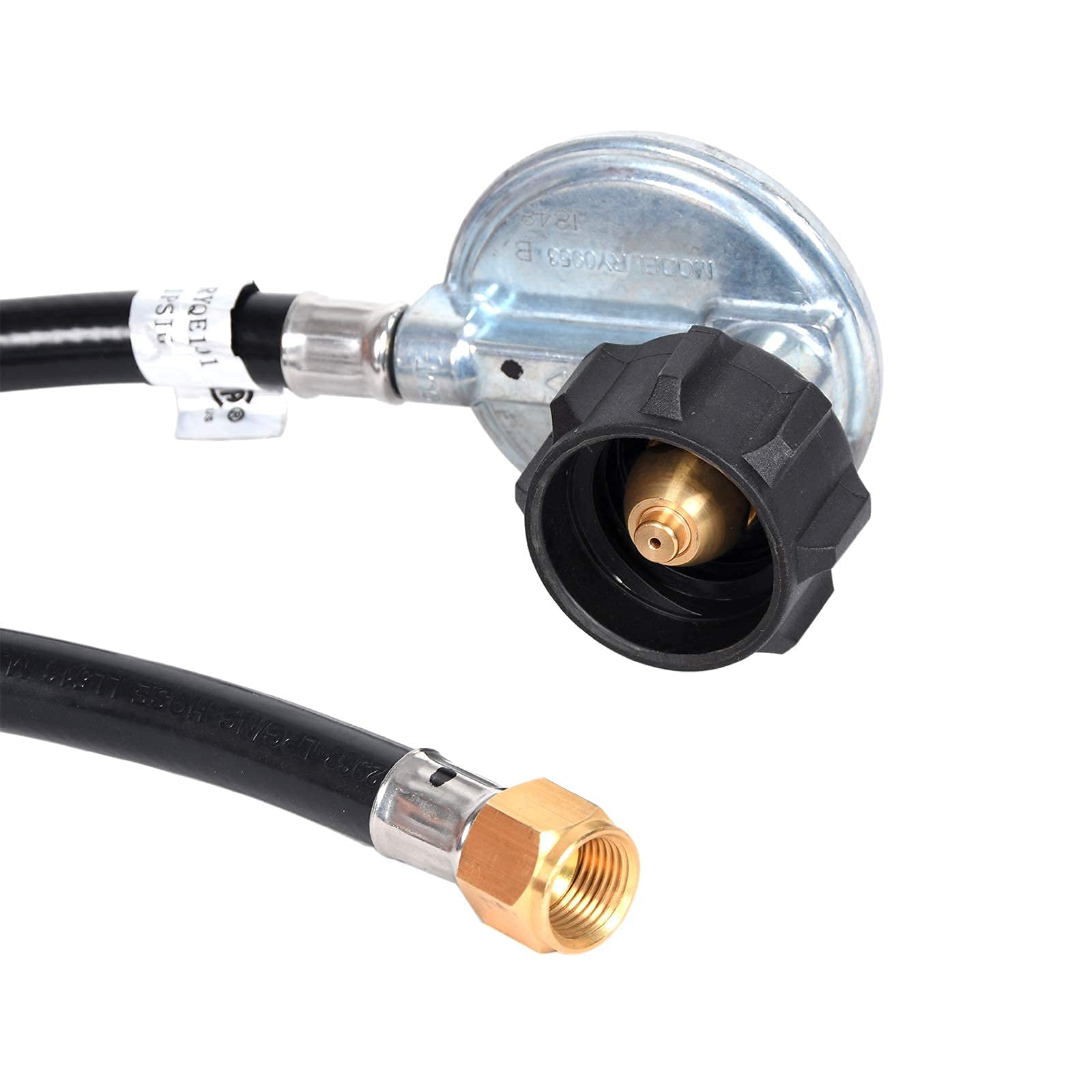 **12 FT Propane Regulator Hose Kit - 3/8