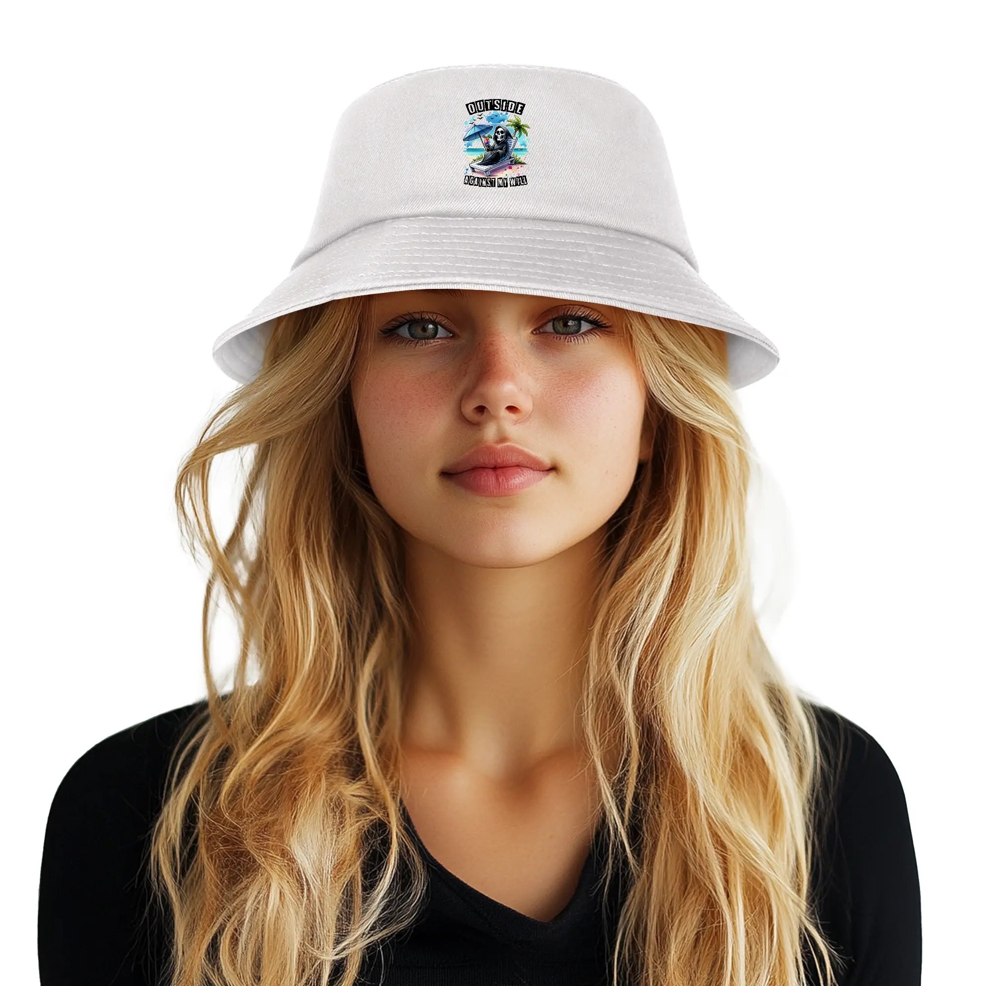 Stylish Unisex Bucket Hat for Outdoor Activities - Sun Protection for Hiking, Beach & Travel | Adjustable & Lightweight