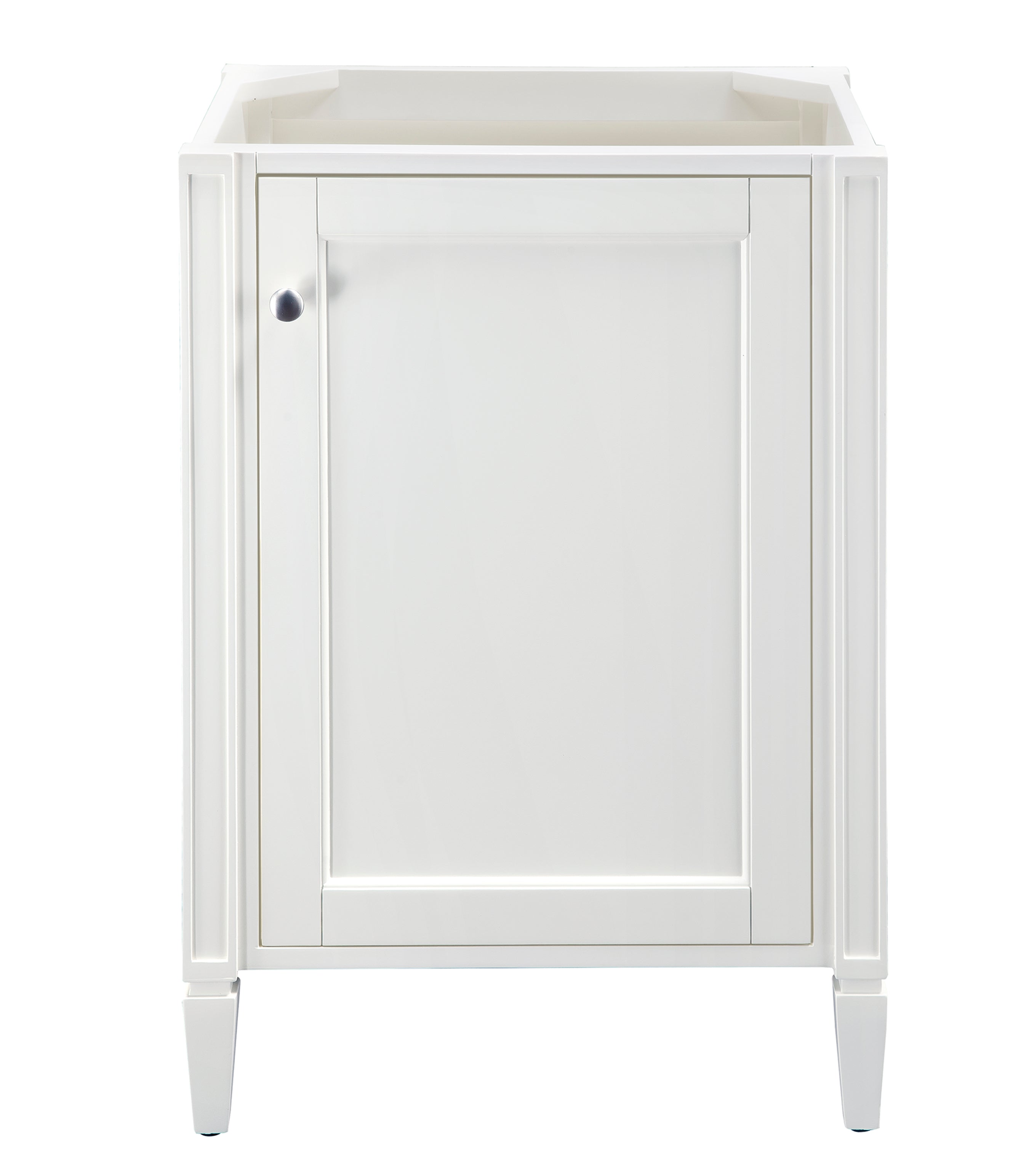 Britannia 24 Inch Single Bathroom Vanity Cabinet with Sink - Glossy White Finish for Modern Bathroom Decor | Perfect for Small Spaces, Apartments & Guest Bathrooms