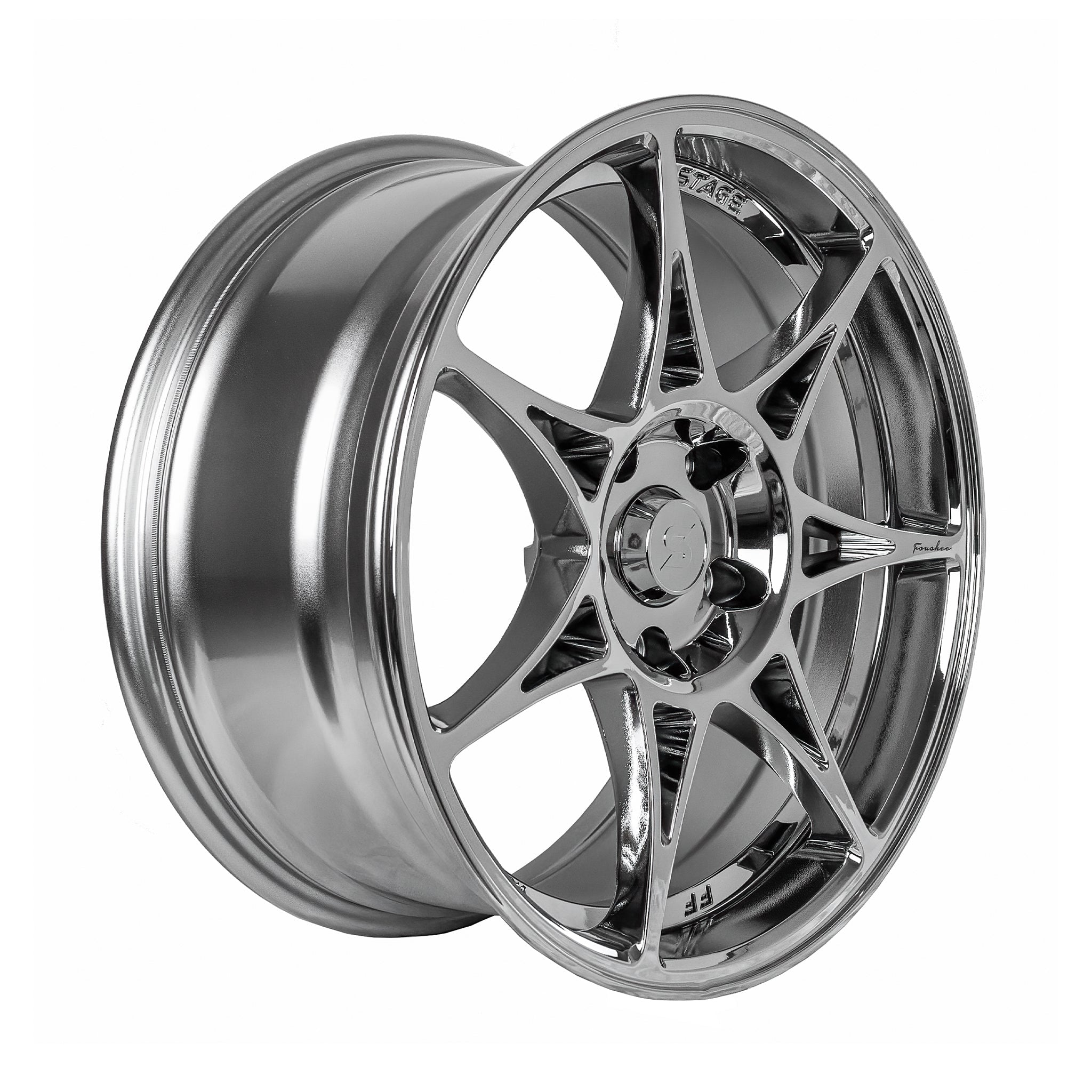 Foushee 18x9.5 +22mm 5x120 Chrome Rims - 74.1mm Center Bore - Premium Alloy Wheels for BMW, Mercedes, Audi | Perfect for Street Performance & Custom Car Builds