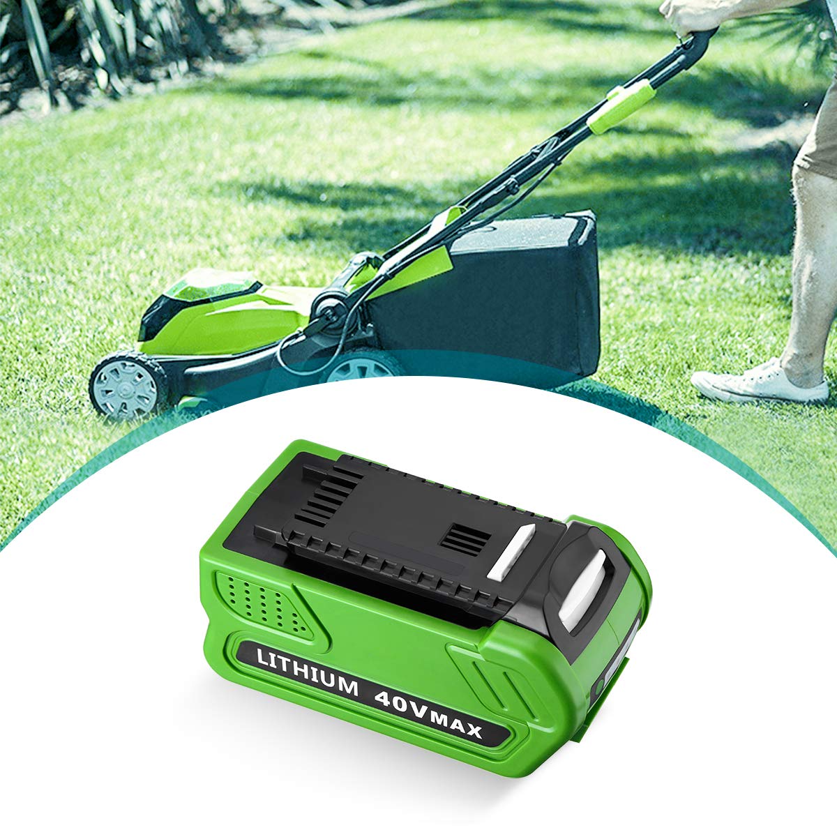 Upgraded 7.0Ah Replacement Battery for Greenworks Tools - Compatible with Lawn Mowers, String Trimmers & Power Tools - Long Lasting Lithium Ion Battery for Outdoor & Garden Equipment