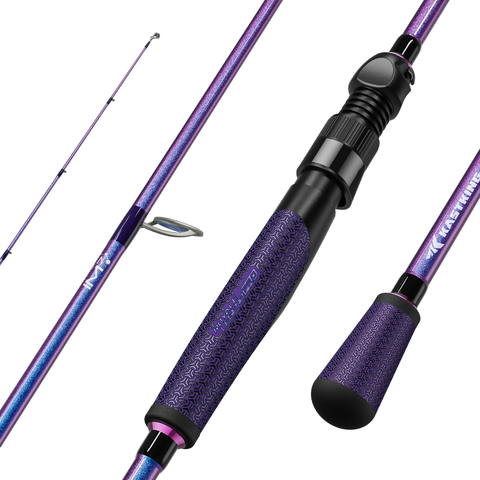 KastKing Royale Legend Pro Bass Fishing Rod - IM7 Graphite Blanks, Fuji FazLite Guides, SlipLock Handle, PTS Power System - Perfect for Freshwater & Saltwater Fishing, Bass Angling, and Tournament Casting