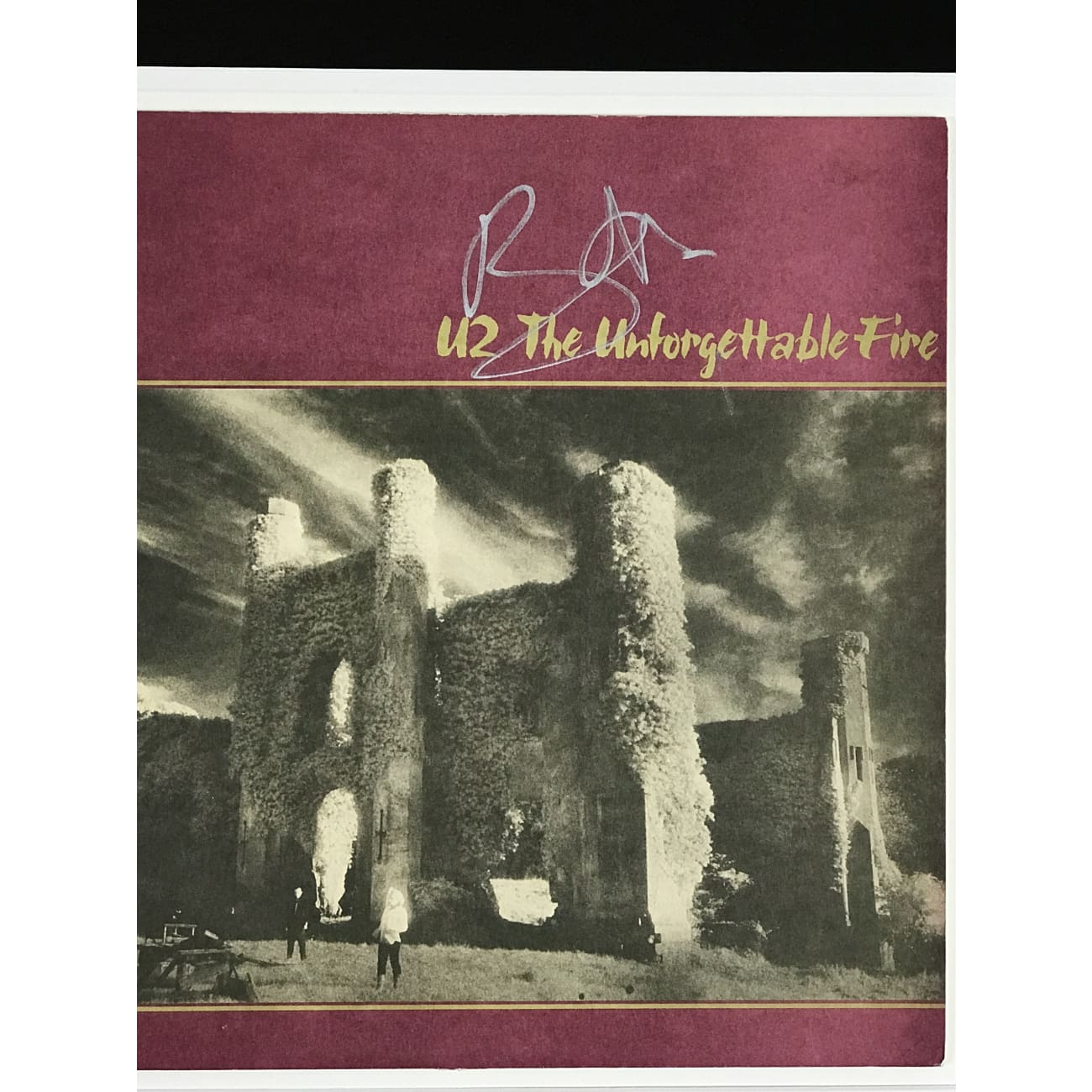 Authentic U2 Album Signed by Bono with JSA Letter of Authenticity - Perfect for Music Collectors, Fans & Unique Gift Ideas
