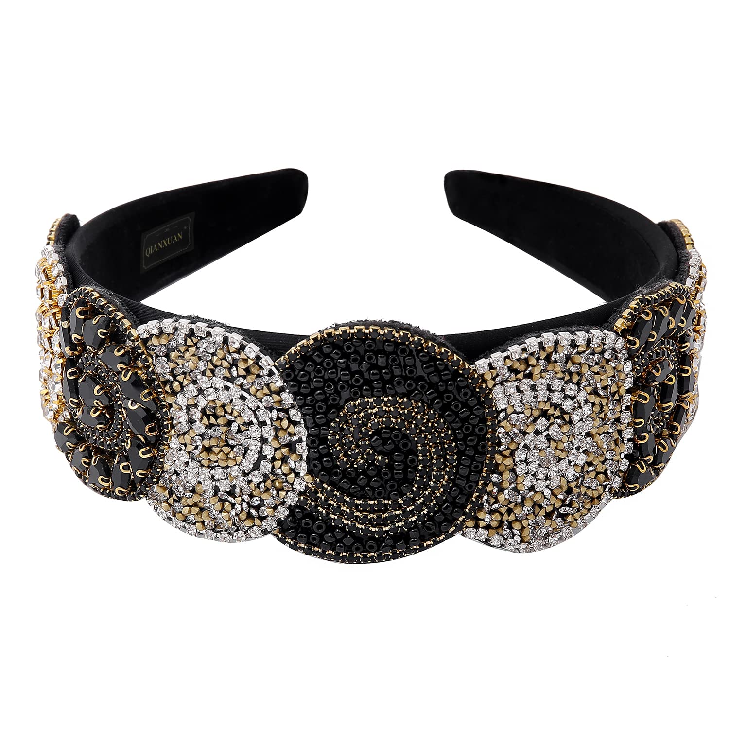 Sparkling Rhinestone Headbands for Women - Crystal Beaded Fashion Hair Accessories with Bling Chains | Perfect for Weddings, Parties, and Special Occasions