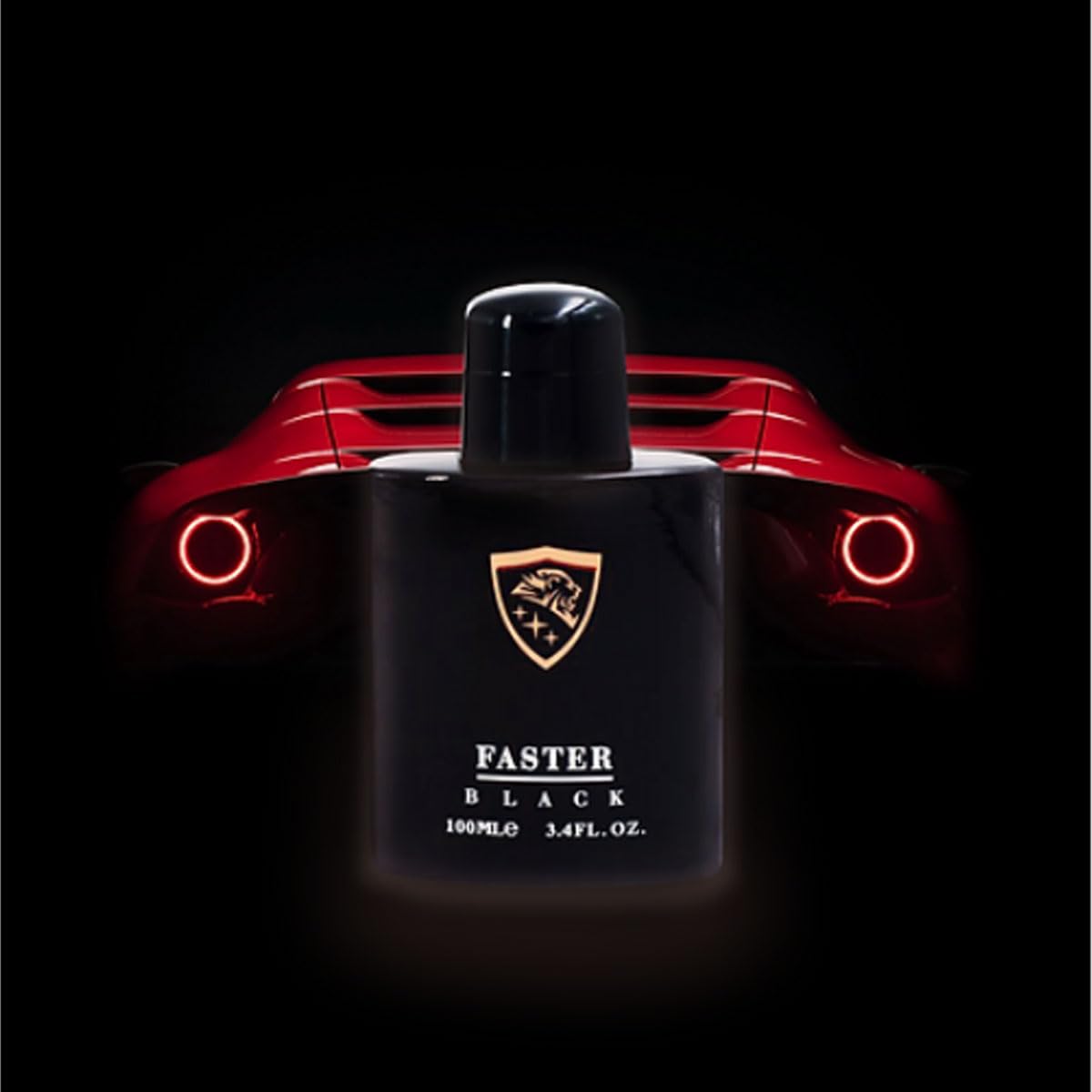 Premium Black Men's Cologne 100ml Eau De Parfum Spray - French Essential Oil with Red Apple, Plum & Lime Fragrance - Long Lasting Scent for Date Night & Special Occasions