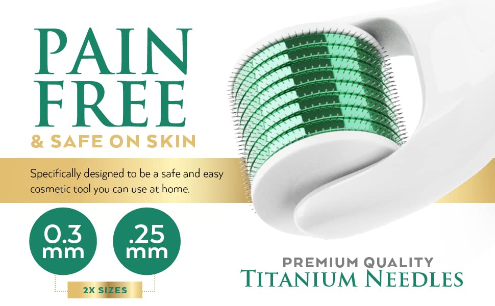 **Professional Derma Roller Micro Needle for Skin Rejuvenation – Anti-Aging, Wrinkle Reduction, Stretch Marks & Acne Treatment – Collagen Booster for Youthful & Radiant Skin – Perfect for At-Home Skincare & Facial Treatments**