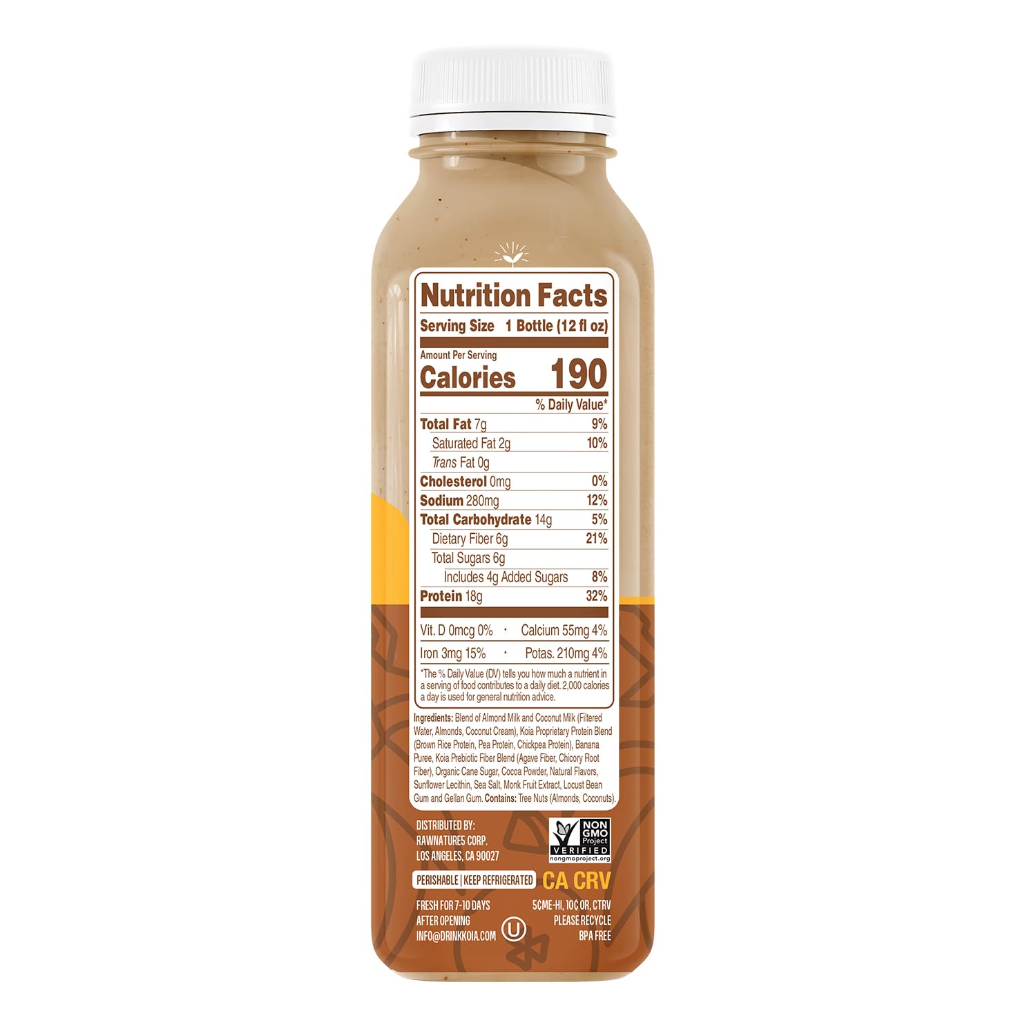 Koia Protein Shake - Dairy Free, Gluten Free, Vegan Ready-to-Drink Plant Protein Shake | Chocolate Banana Flavor | 12 Fl Oz | Non-GMO, Kosher Certified | Perfect for Post-Workout Recovery & Healthy On-the-Go Snacking