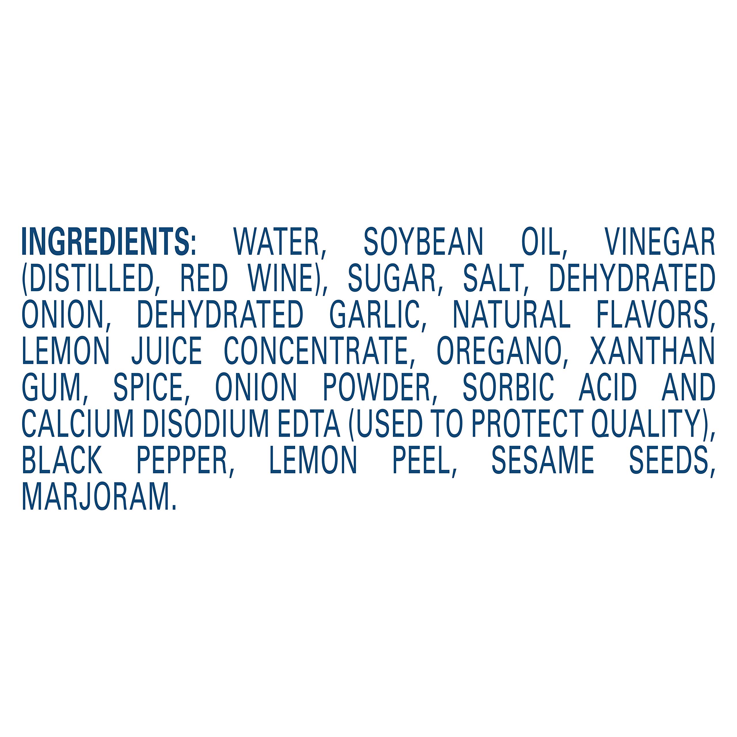 Hellmann's Lemon Za'atar Vinaigrette Salad Dressing - Gluten Free, No Artificial Flavors or Colors - 32 oz Bottles (Pack of 6) - Perfect for Salads, Grilled Vegetables & Mediterranean Dishes