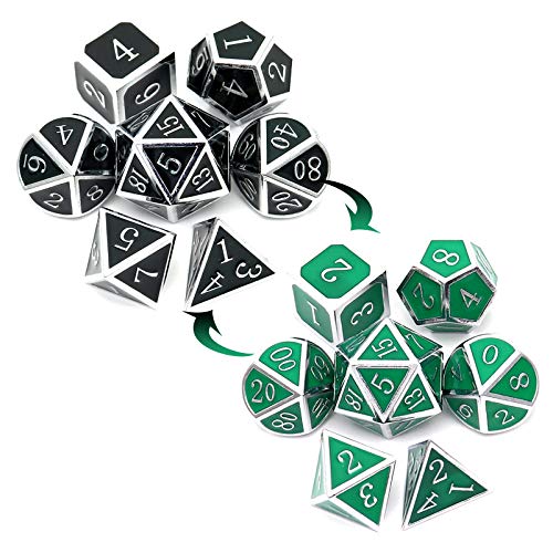 Silver Black Green