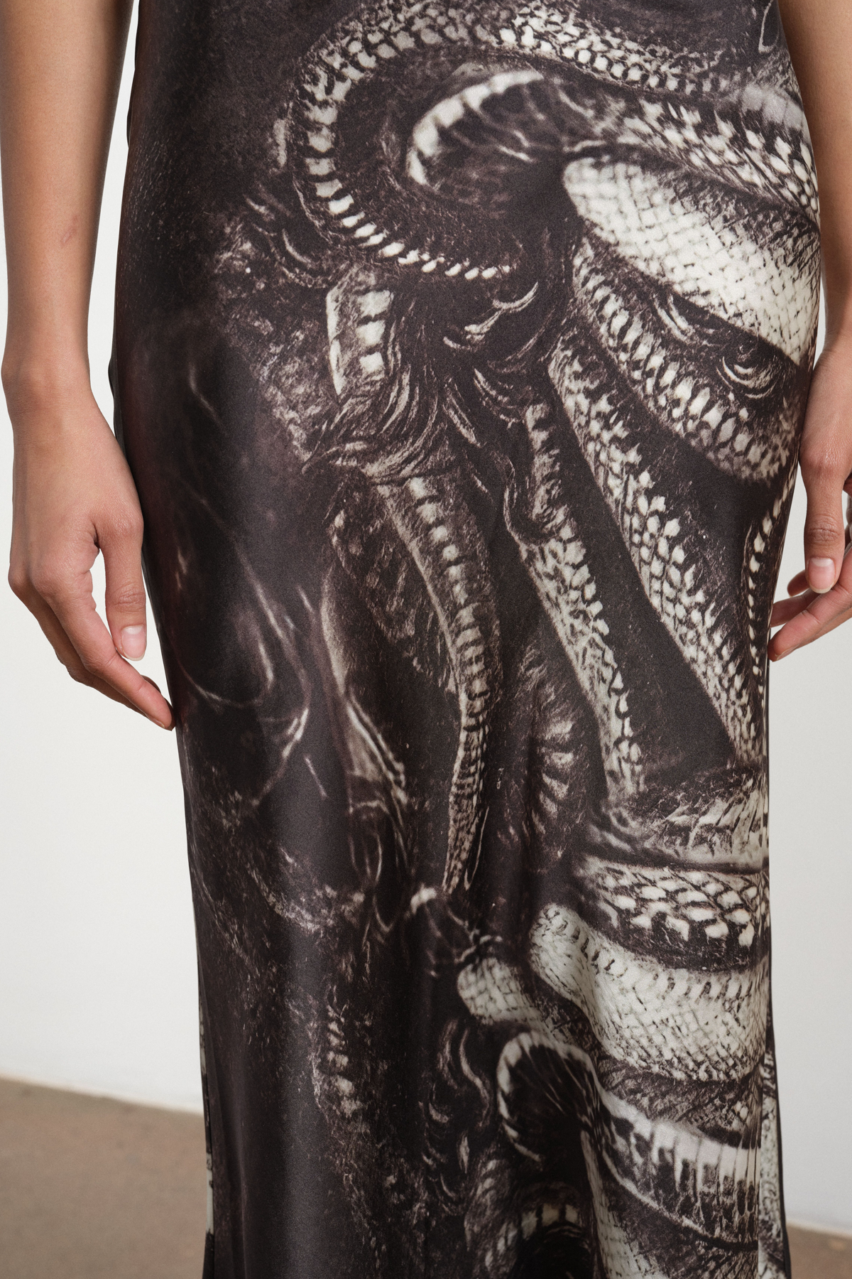 Medusa Silk Skirt - Elegant Flowy Maxi Skirt for Women | Perfect for Weddings, Parties & Special Occasions