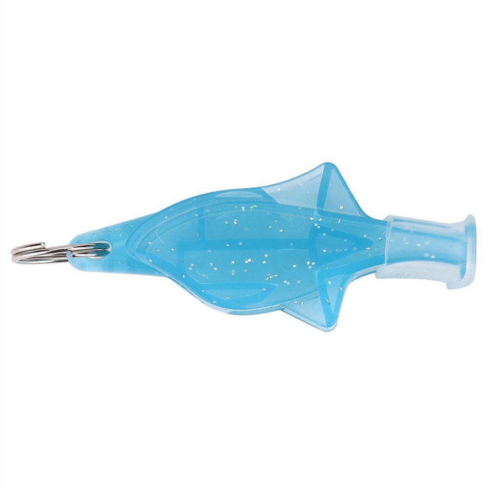 Dilwe Survival Whistle - Premium Sports Referee Whistle with Lanyard & Teeth Guard - Emergency Safety Whistle for Lifeguards, Coaches, Hiking & Outdoor Activities (Light Blue) - Perfect for Football, Basketball Games & Survival Kits