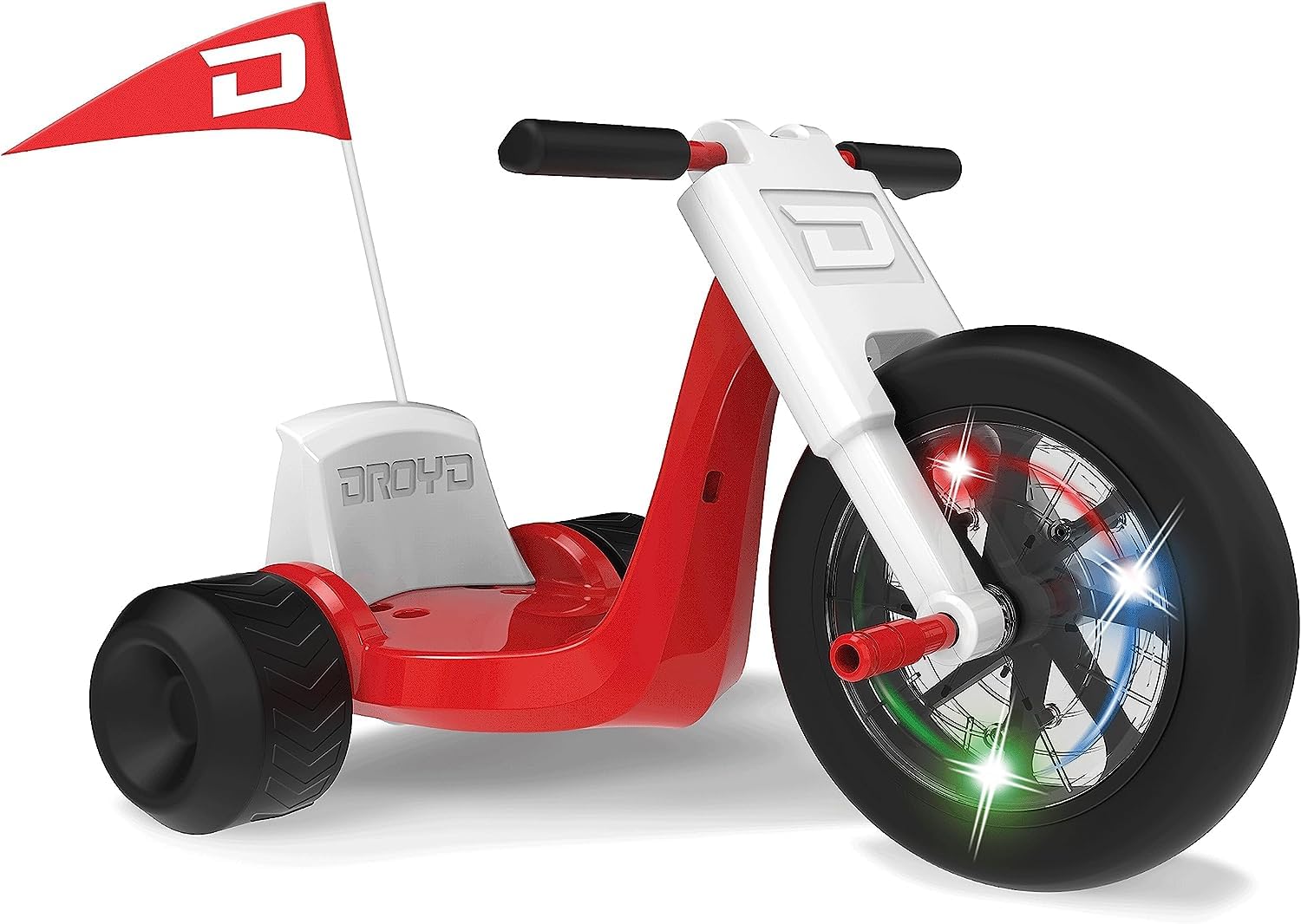 Droyd 24V Electric Tricycle for Kids Ages 3-6 Years - Adjustable Seat, LED Lights & Parental Speed Control - 3-6 MPH Max Speed with 45 Min Ride Time - Perfect Birthday Gift for Boys & Girls - Great for Backyard Rides, Park Adventures & Neighborhood Cruising