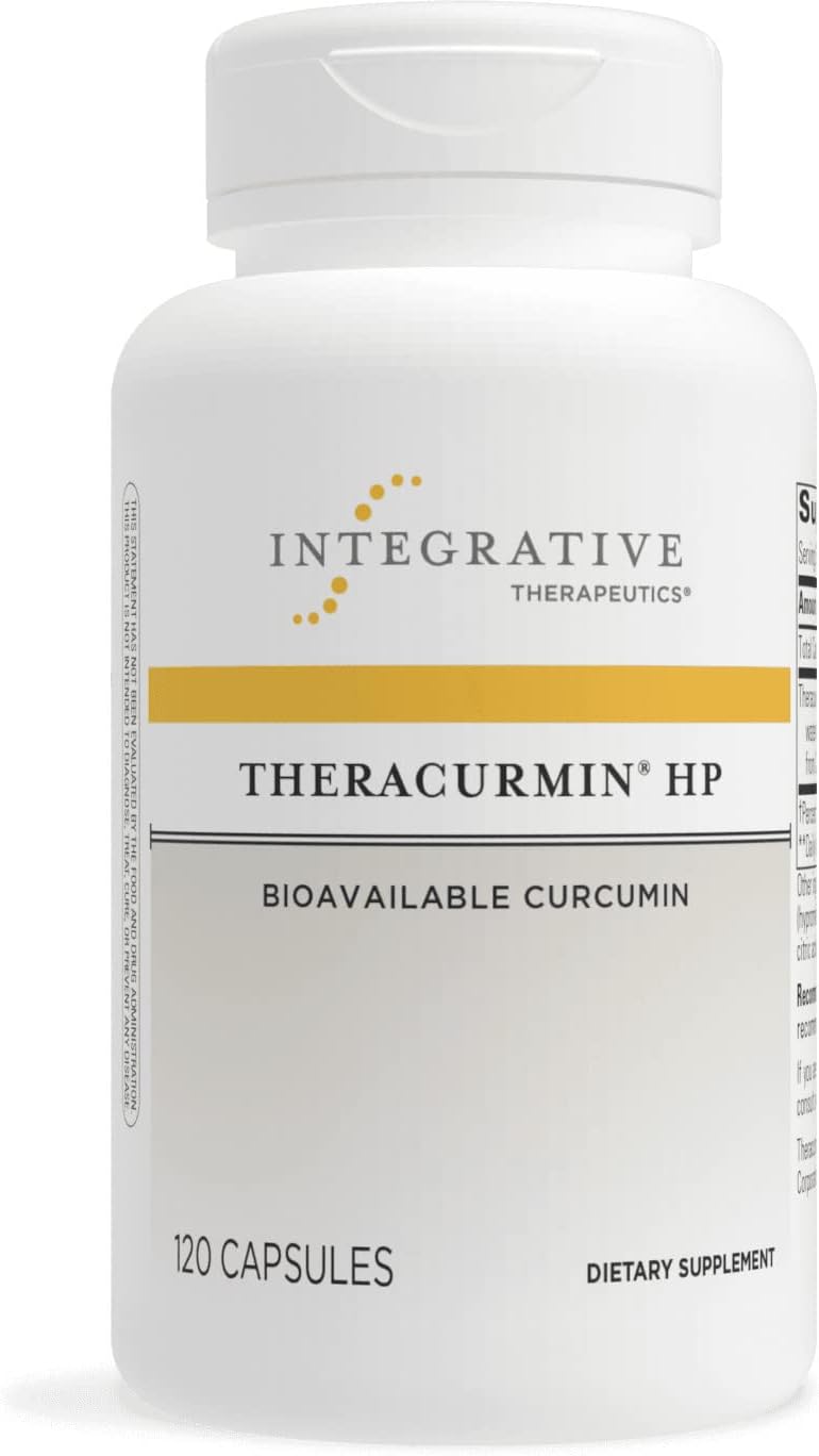 Integrative Therapeutics Theracurmin® HP - High Potency Curcumin Supplement for Joint & Muscle Support - Perfect for Active Lifestyles & Post-Workout Recovery