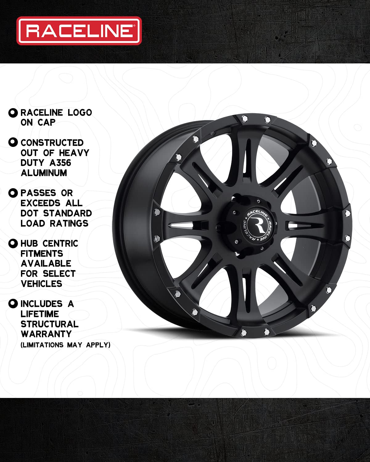Raceline Wheels 981 RAPTOR 17x9