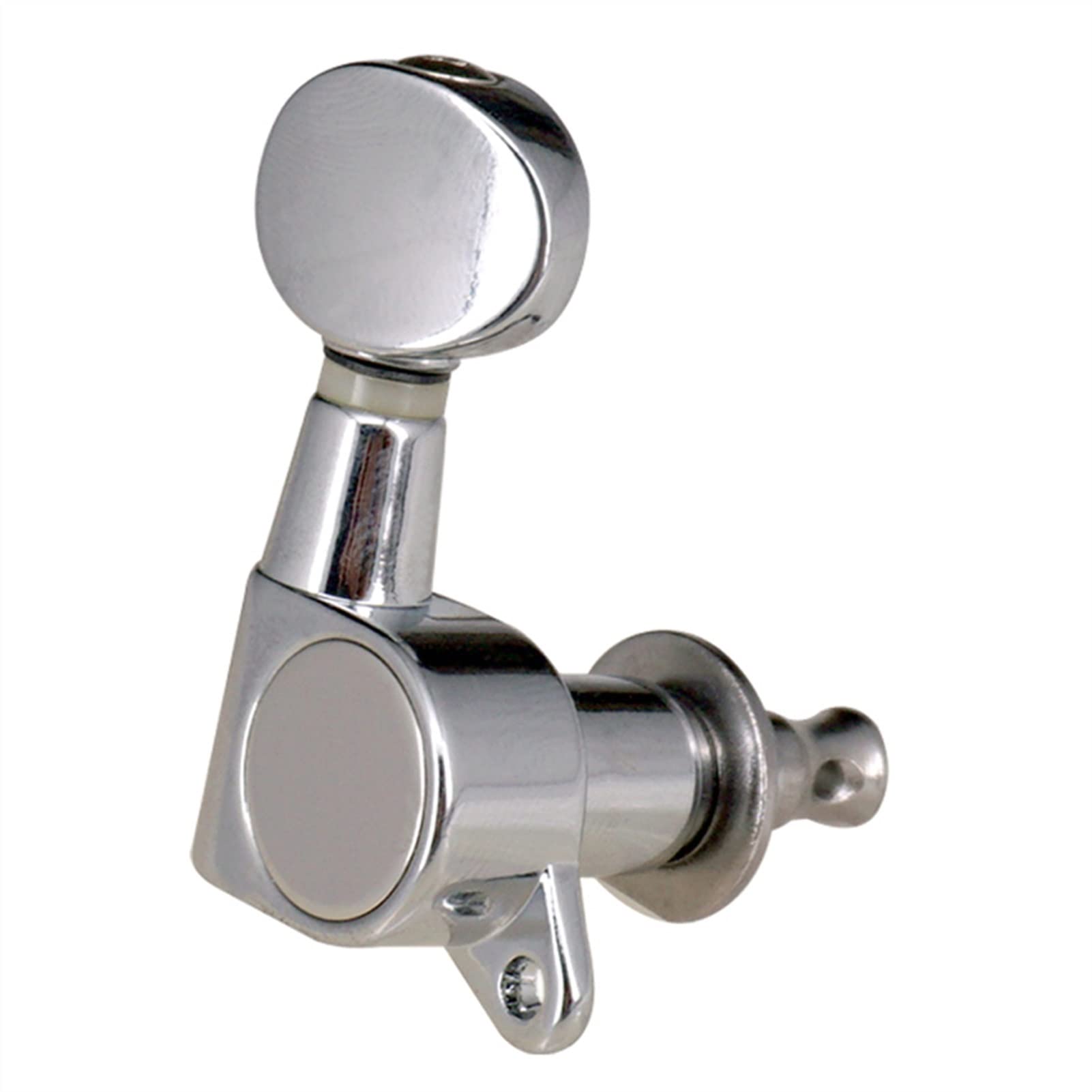 Premium 6R Silver Sealed Guitar Tuning Pegs - 6-Piece Set for Acoustic & Folk Guitars | Durable Machine Heads with Smooth Tuning | Perfect for Guitar Maintenance, Upgrades & Professional Performances