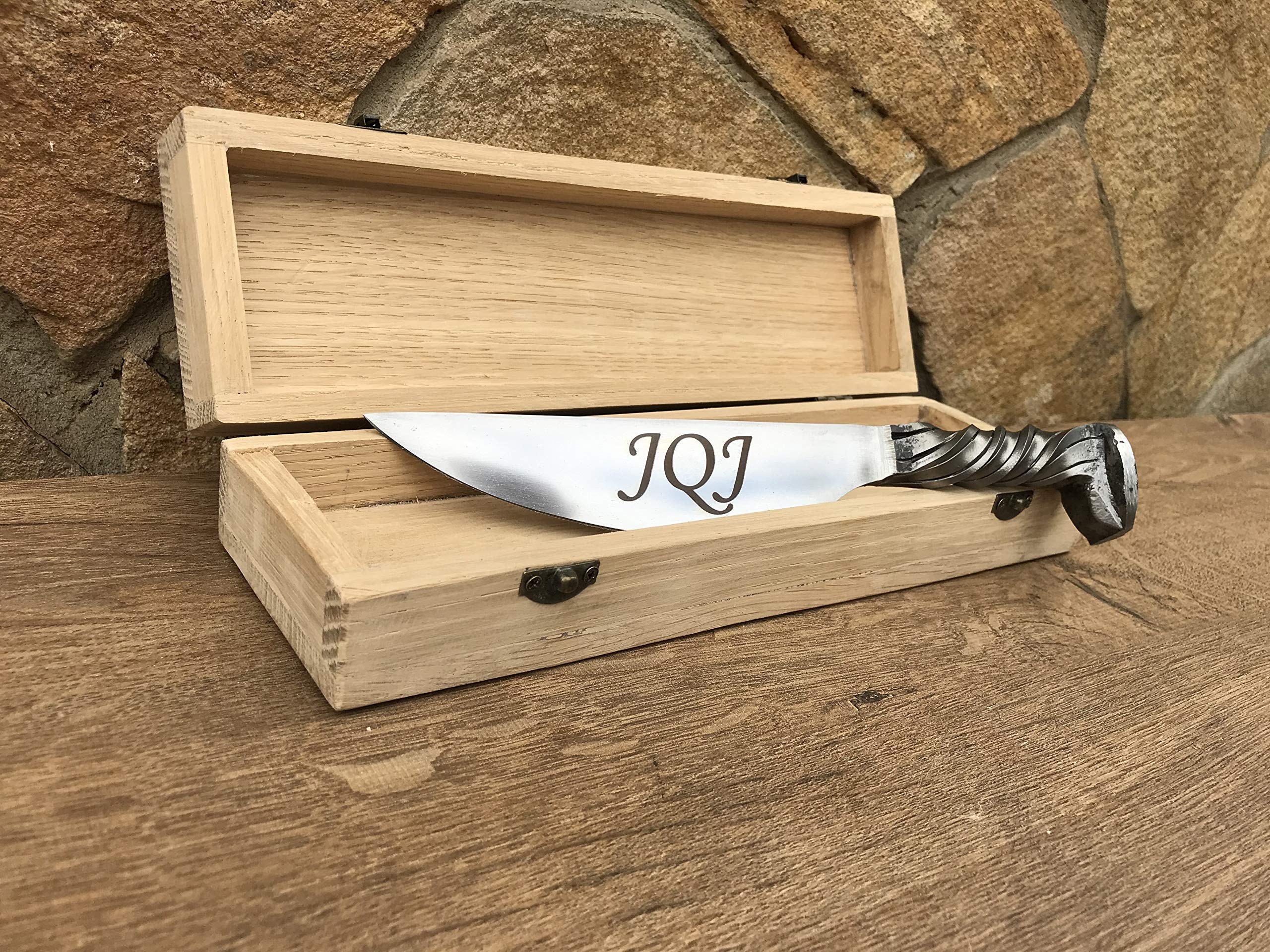 Viking Knife - Handcrafted Iron & Steel Gift for Men - Perfect 6th & 11th Anniversary Present - Outdoor Camping, Survival Tool & Collector's Item