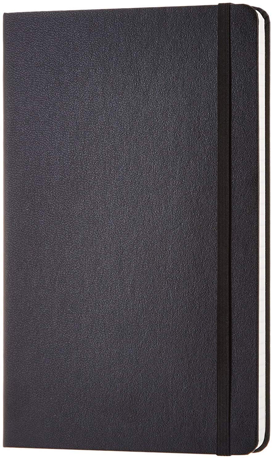 Amazon Basics Classic Grid & Lined Hardcover Notebook - 240 Pages, 5.7