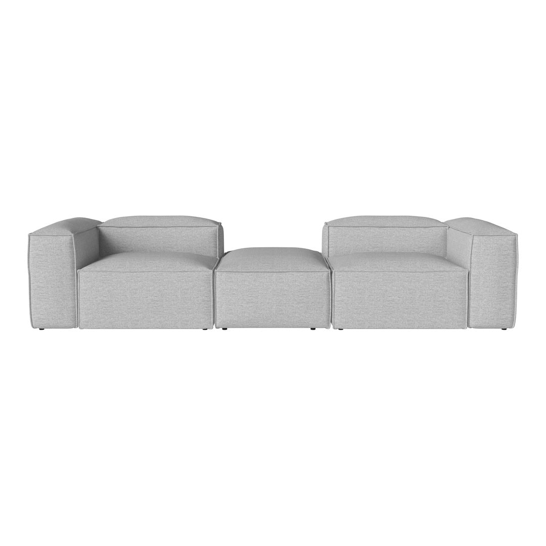 Cosima 2 Small Modular Sectional Sofa with Removable Pouf - Perfect for Small Living Rooms, Apartments & Cozy Spaces